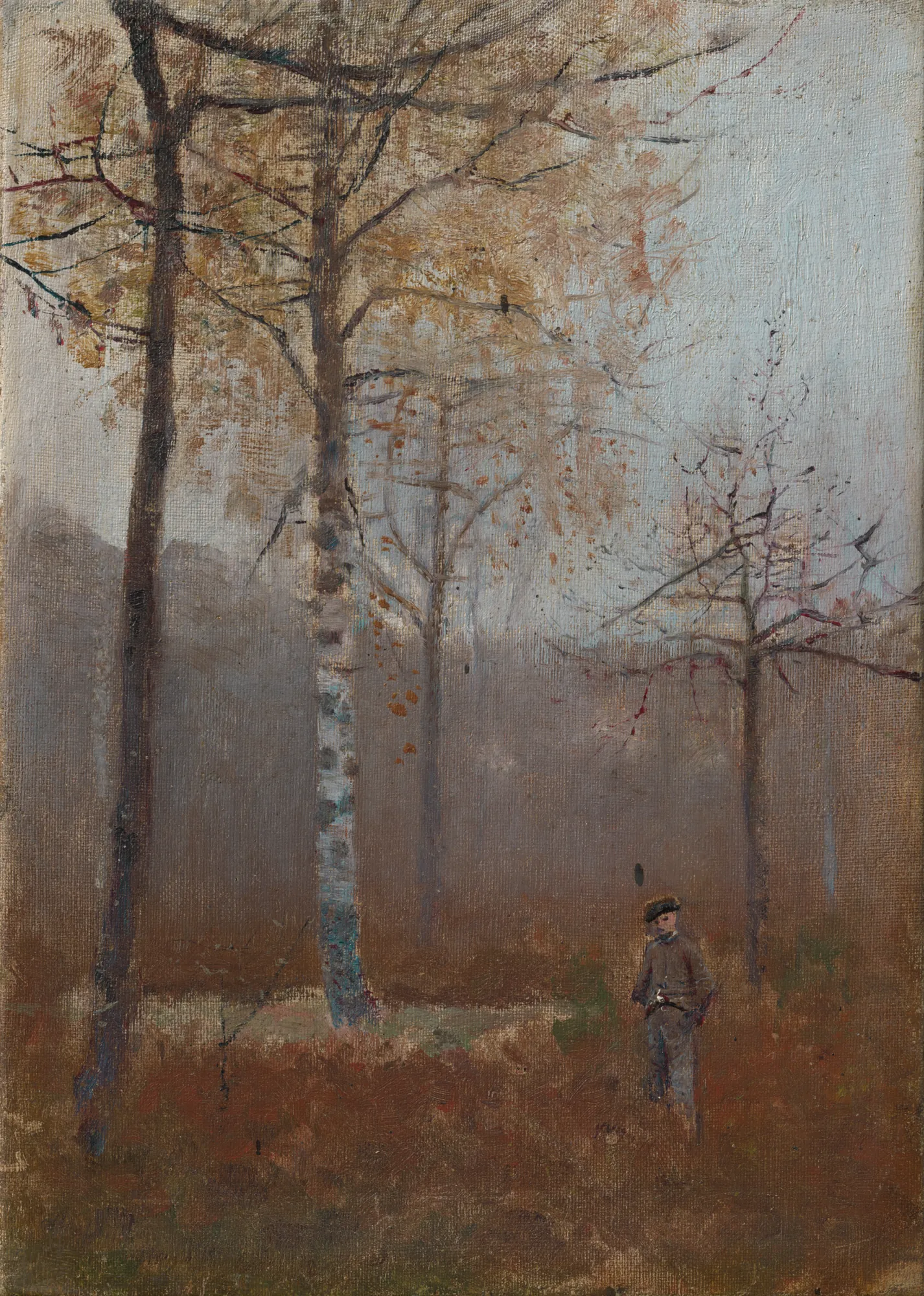 Alone in a Birch Grove (Osamelý v brezovom háji)
