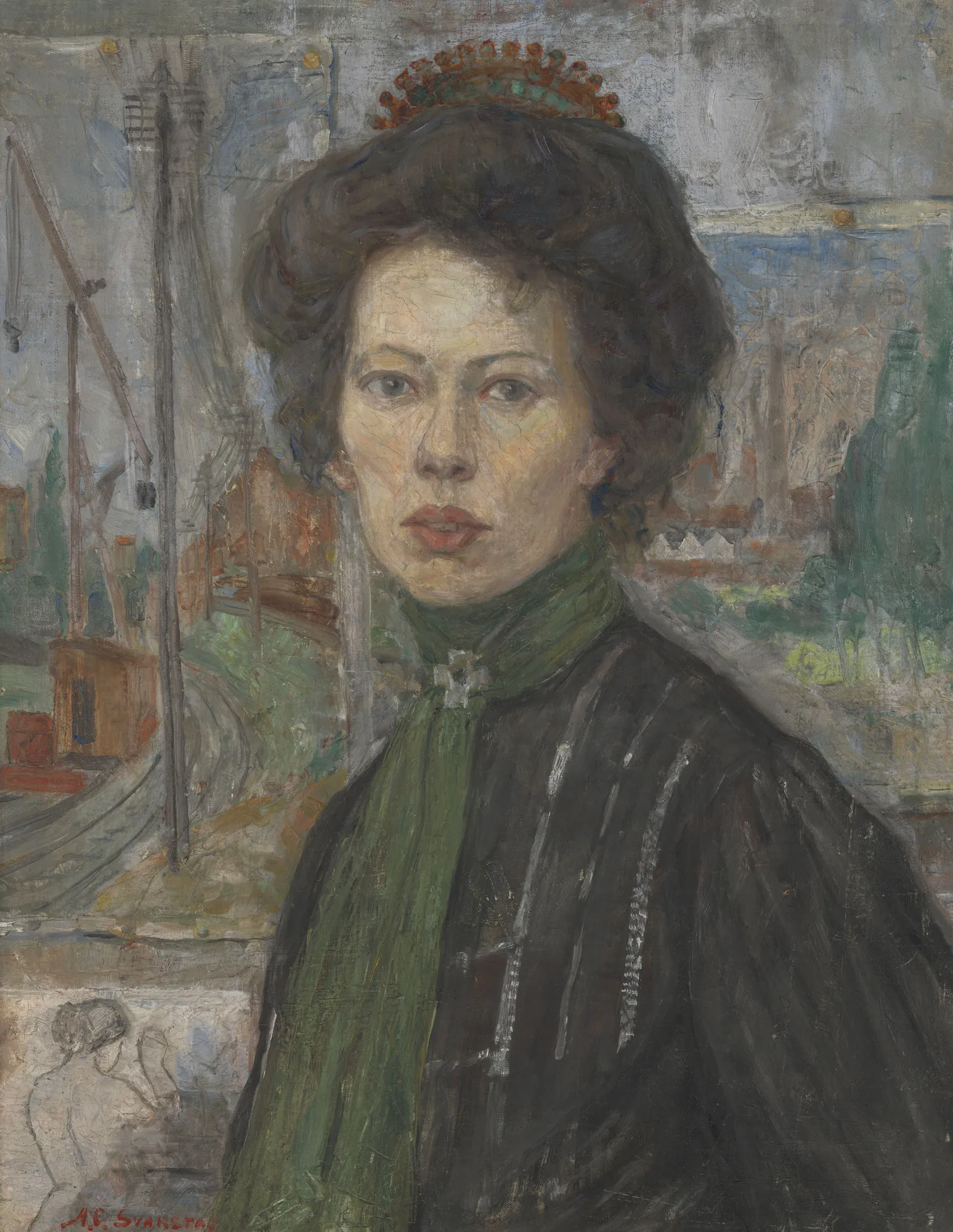 Portrait of Tora Holmström