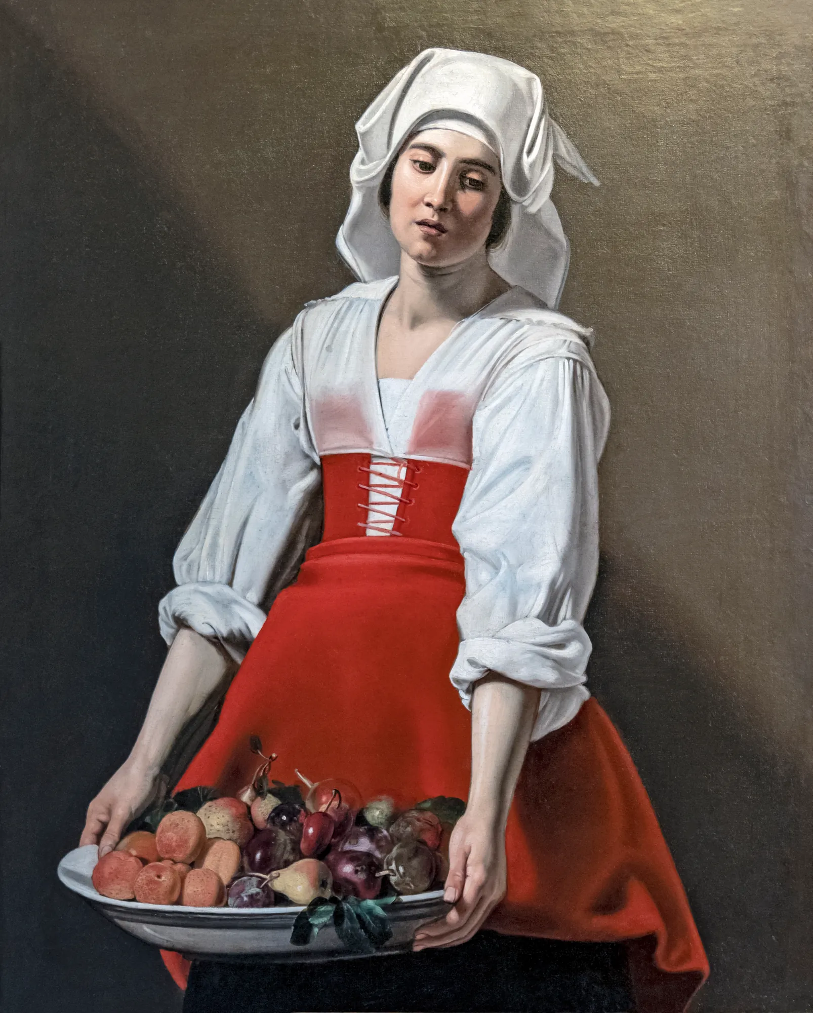 Peasant Woman with a Bowl of Fruit