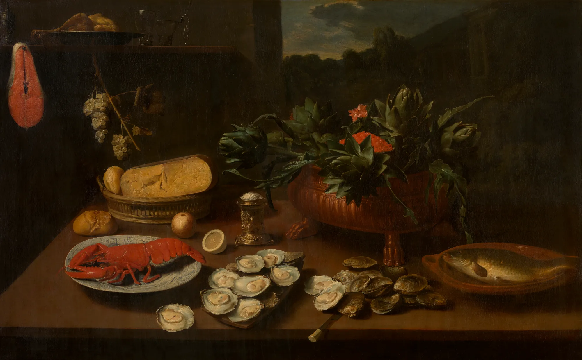 Still Life with Lobster and Oysters