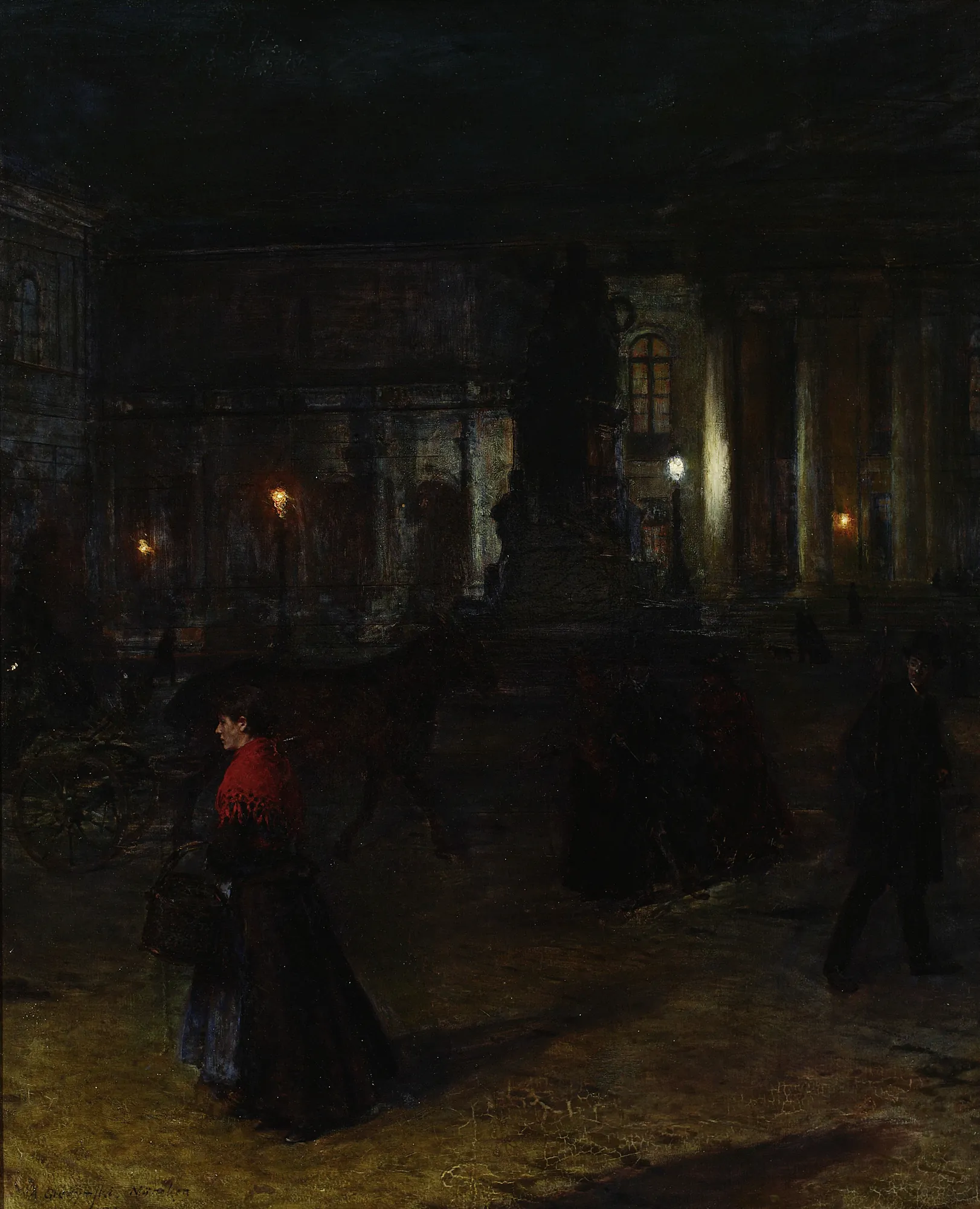 Max-Joseph-Platz in Munich by Night