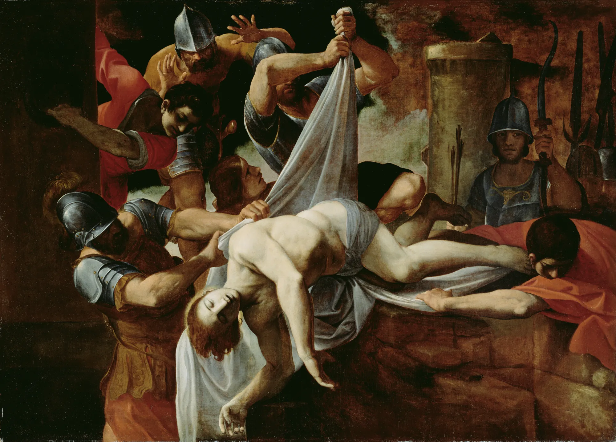 St. Sebastian Thrown into the Cloaca Maxima