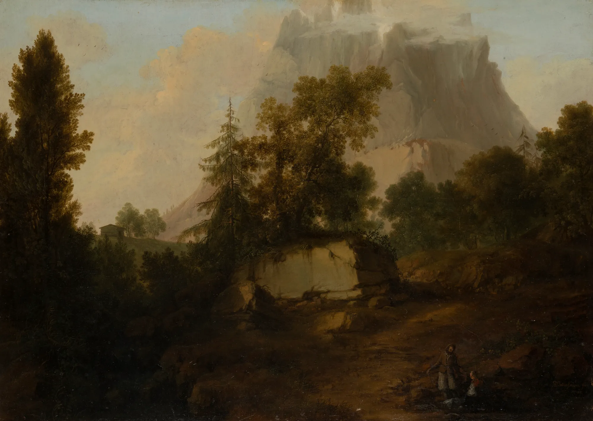 Mountain Landscape in Switzerland