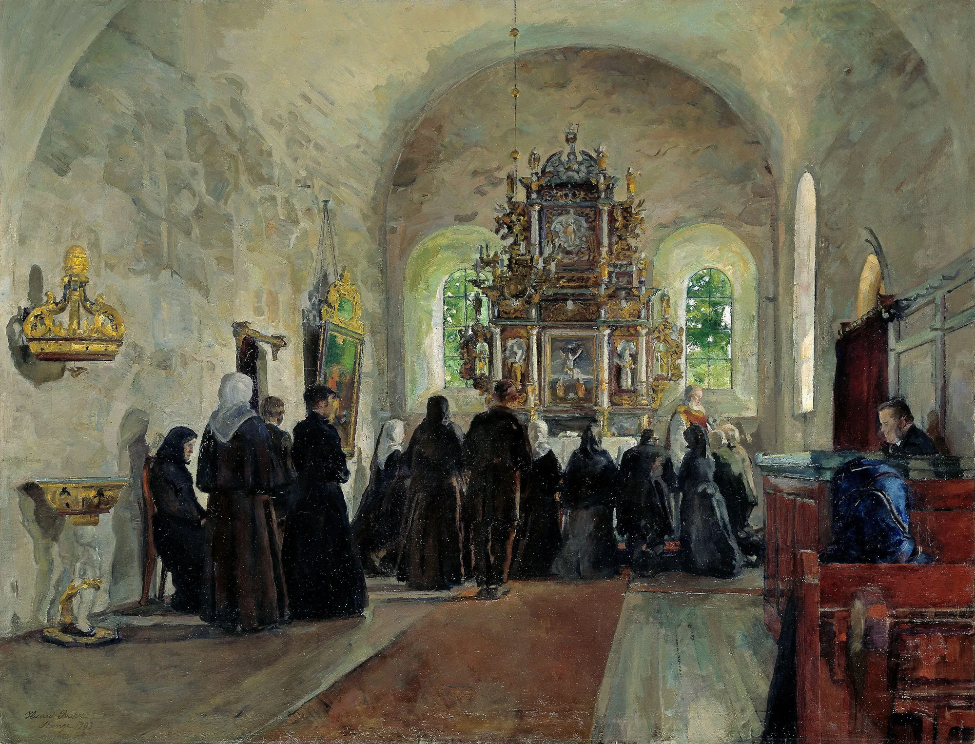 The Holy Communion in Stange Church