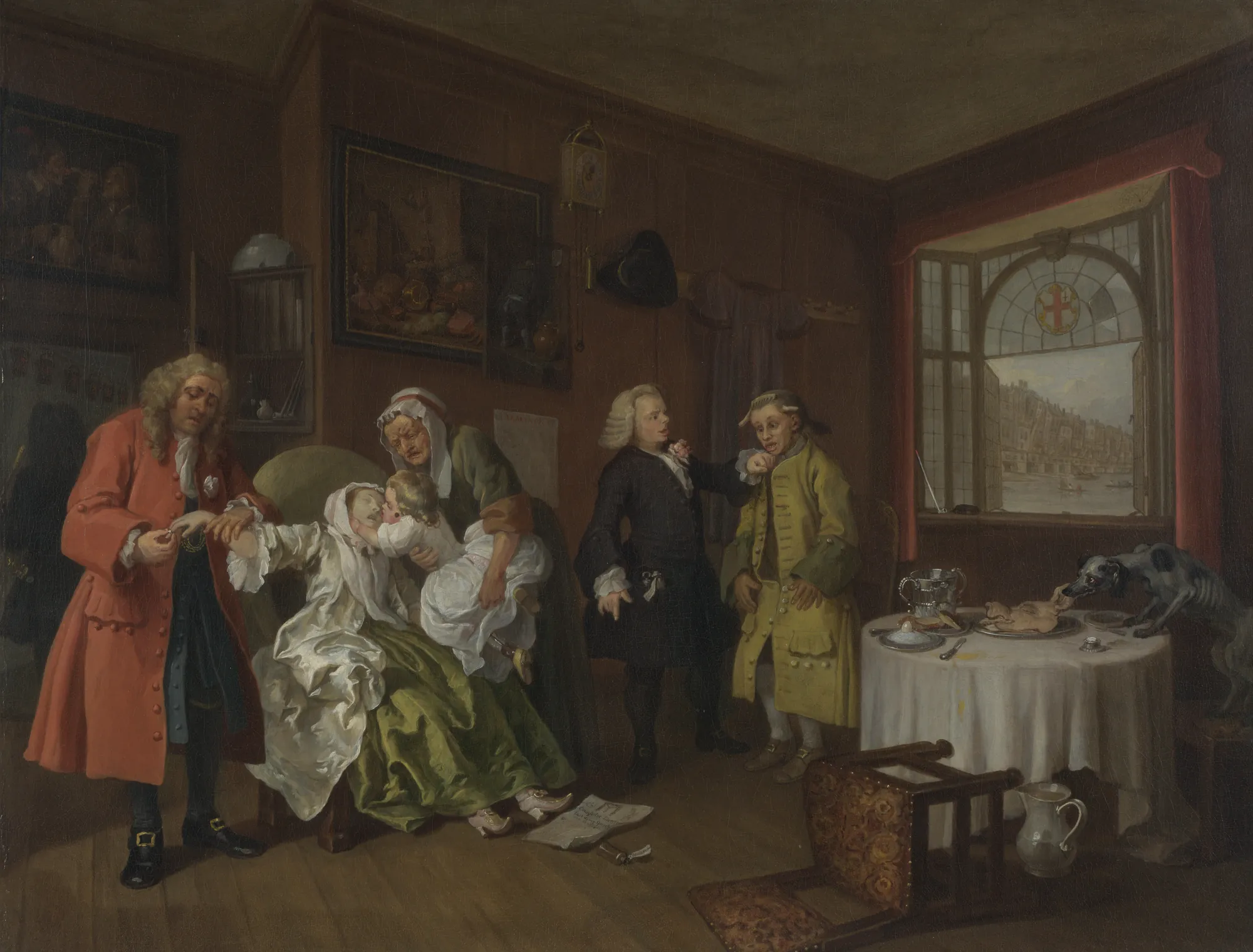 The Lady's Death (Marriage A-la-Mode, Plate 6)