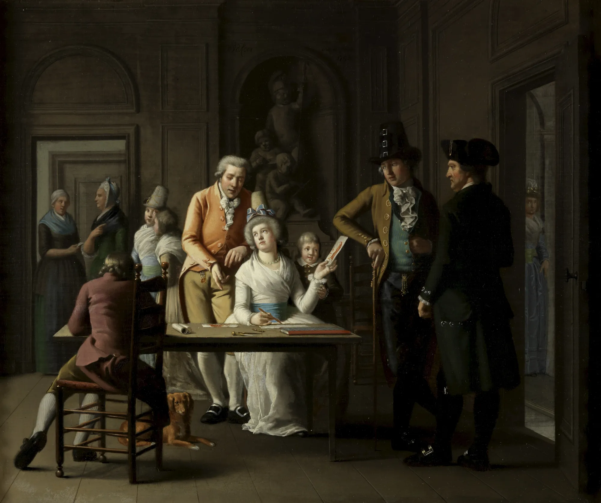 The Drawing Lesson of Anna Charlotte Didier de Boncour
