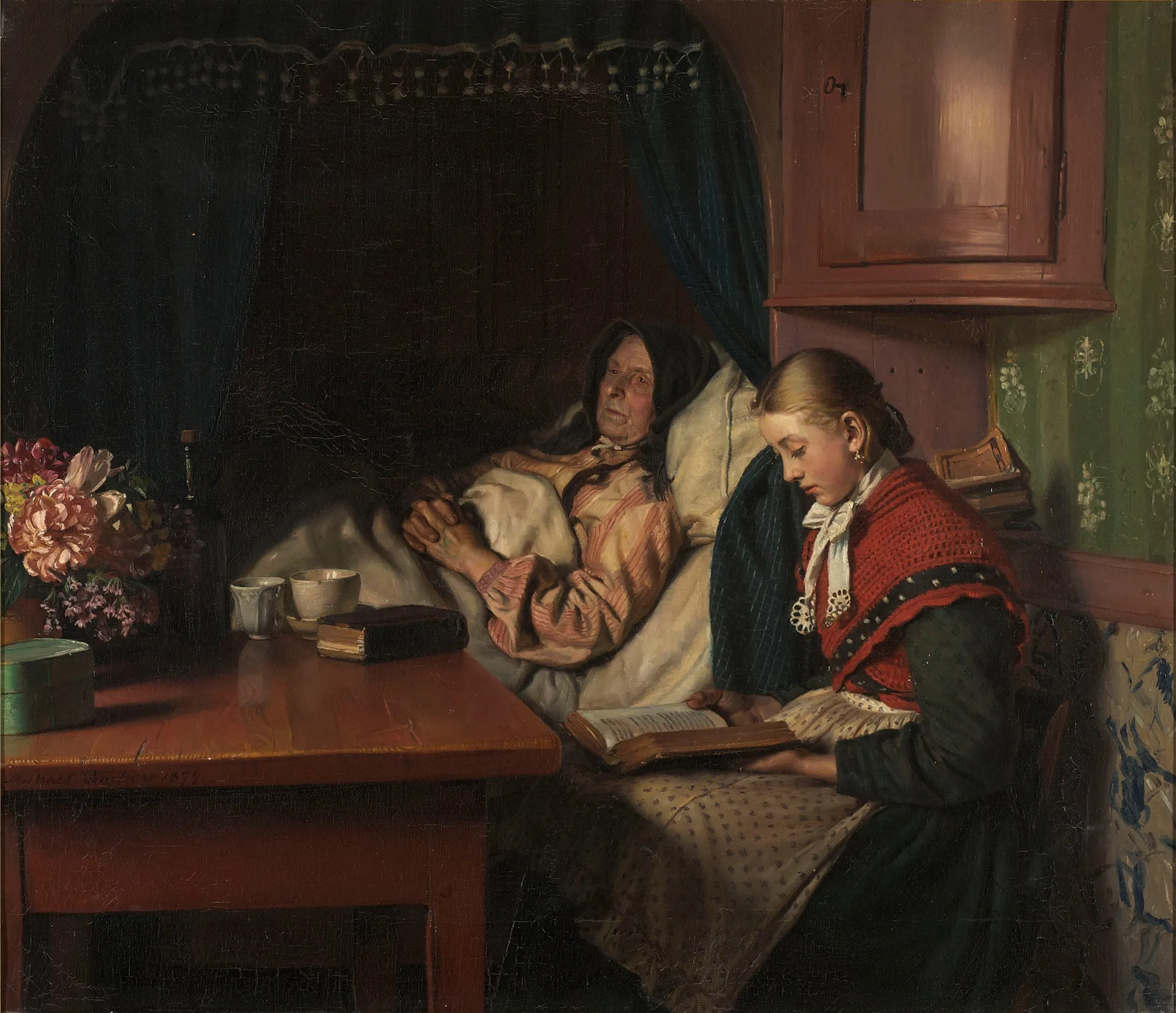 By Grandmother's Sickbed