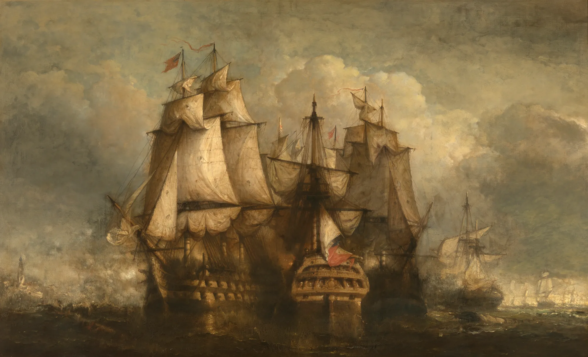 Siege of Vlissingen by an English Squadron