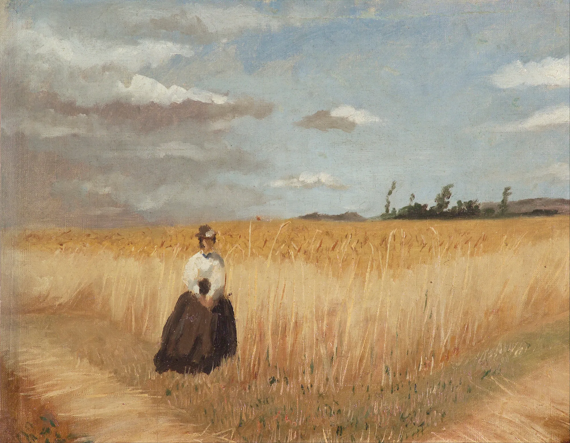 Woman in a Wheat Field