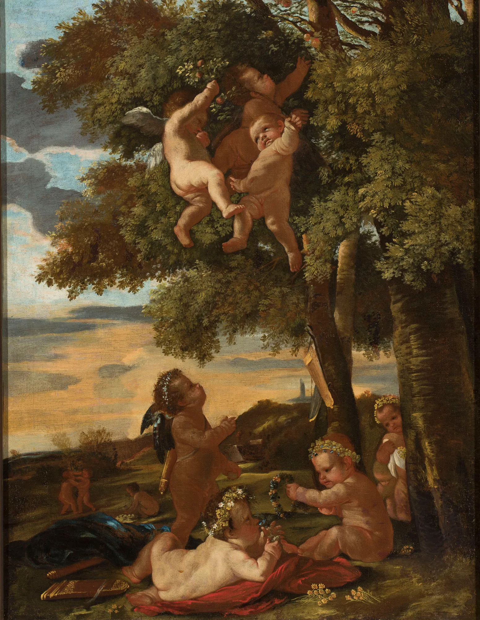 Children and Putti Playing