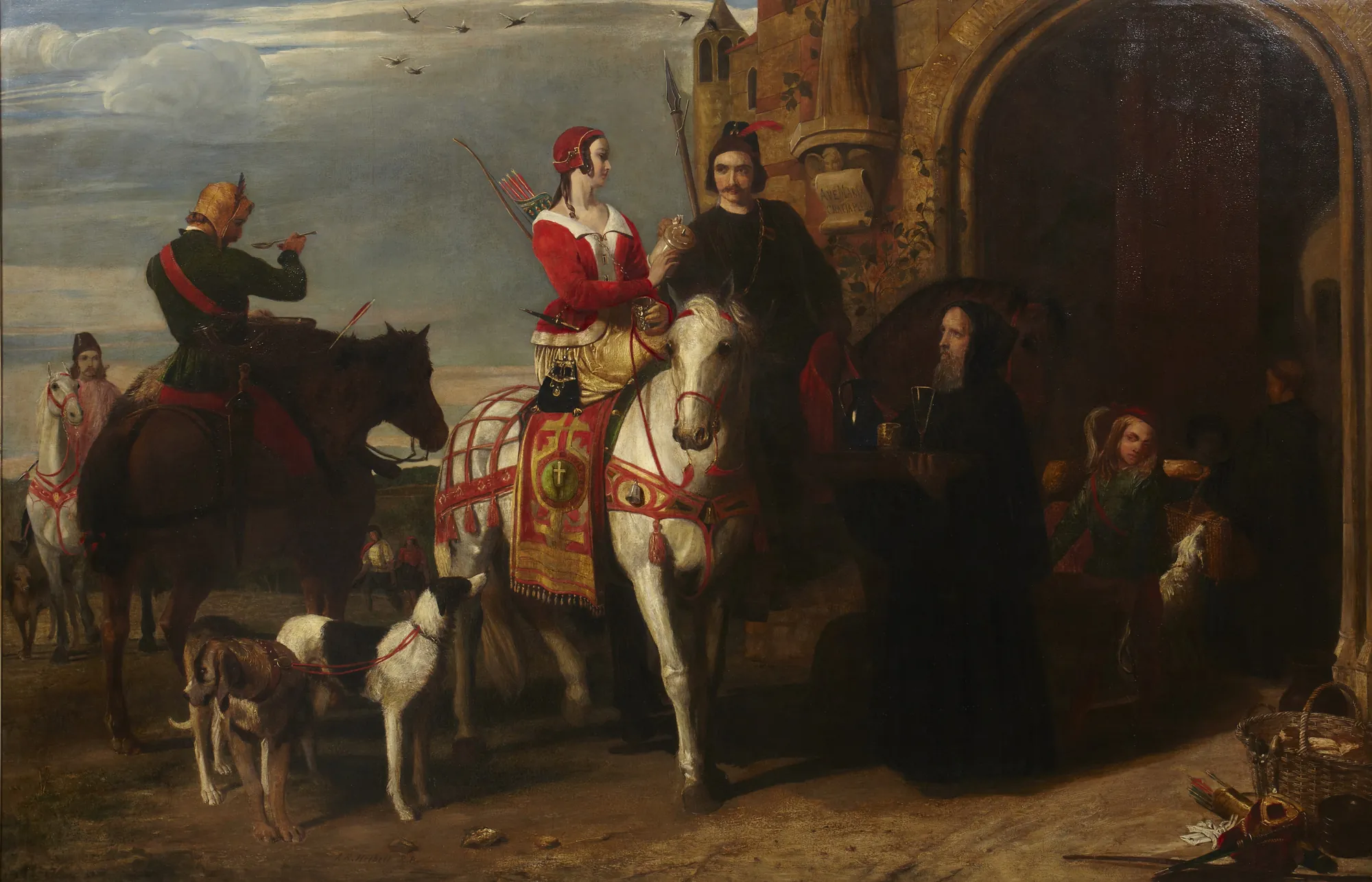 Boar Hunters at Saint Augustine's Monastery, Canterbury