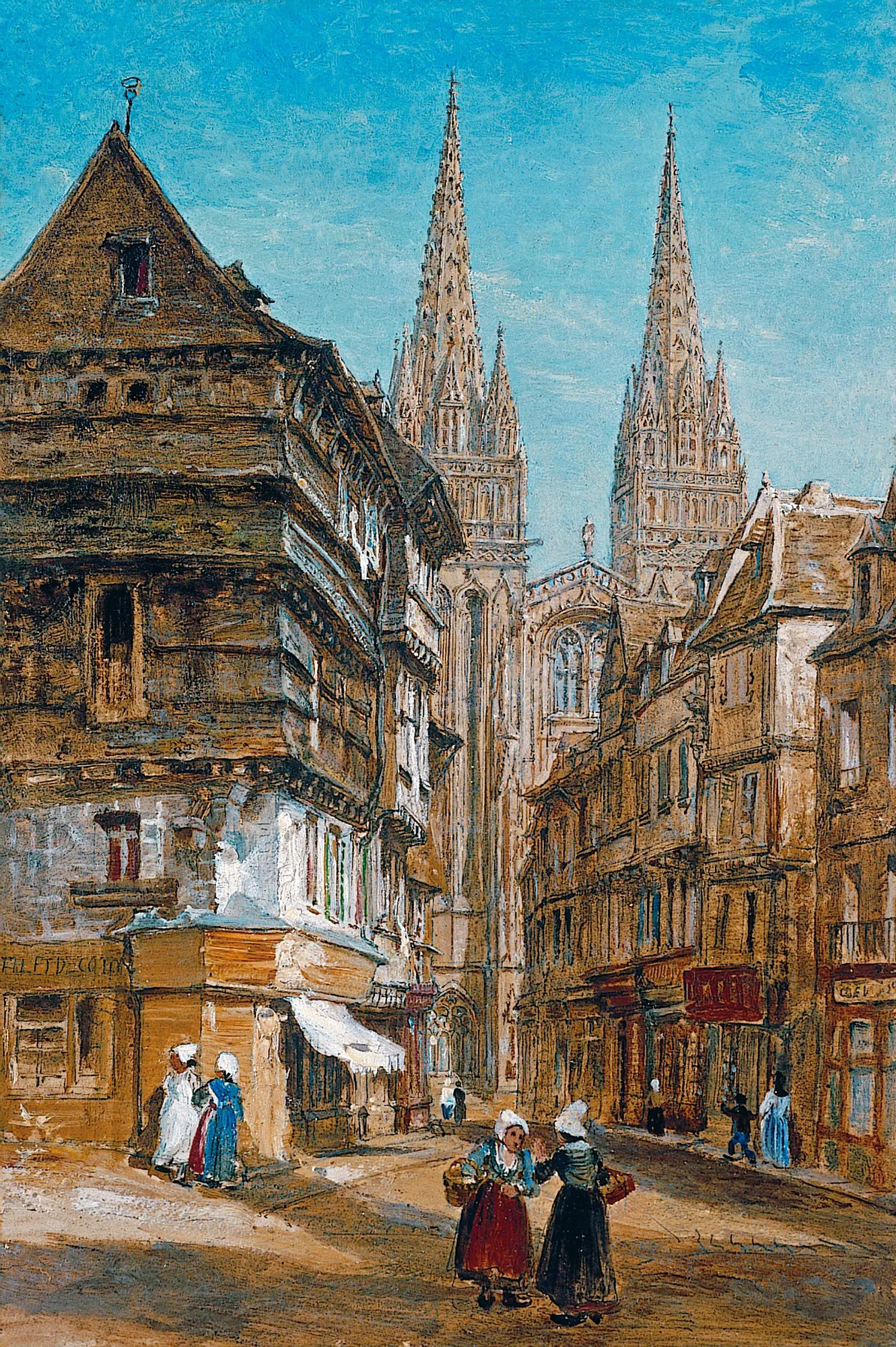 Street Scene in Quimper