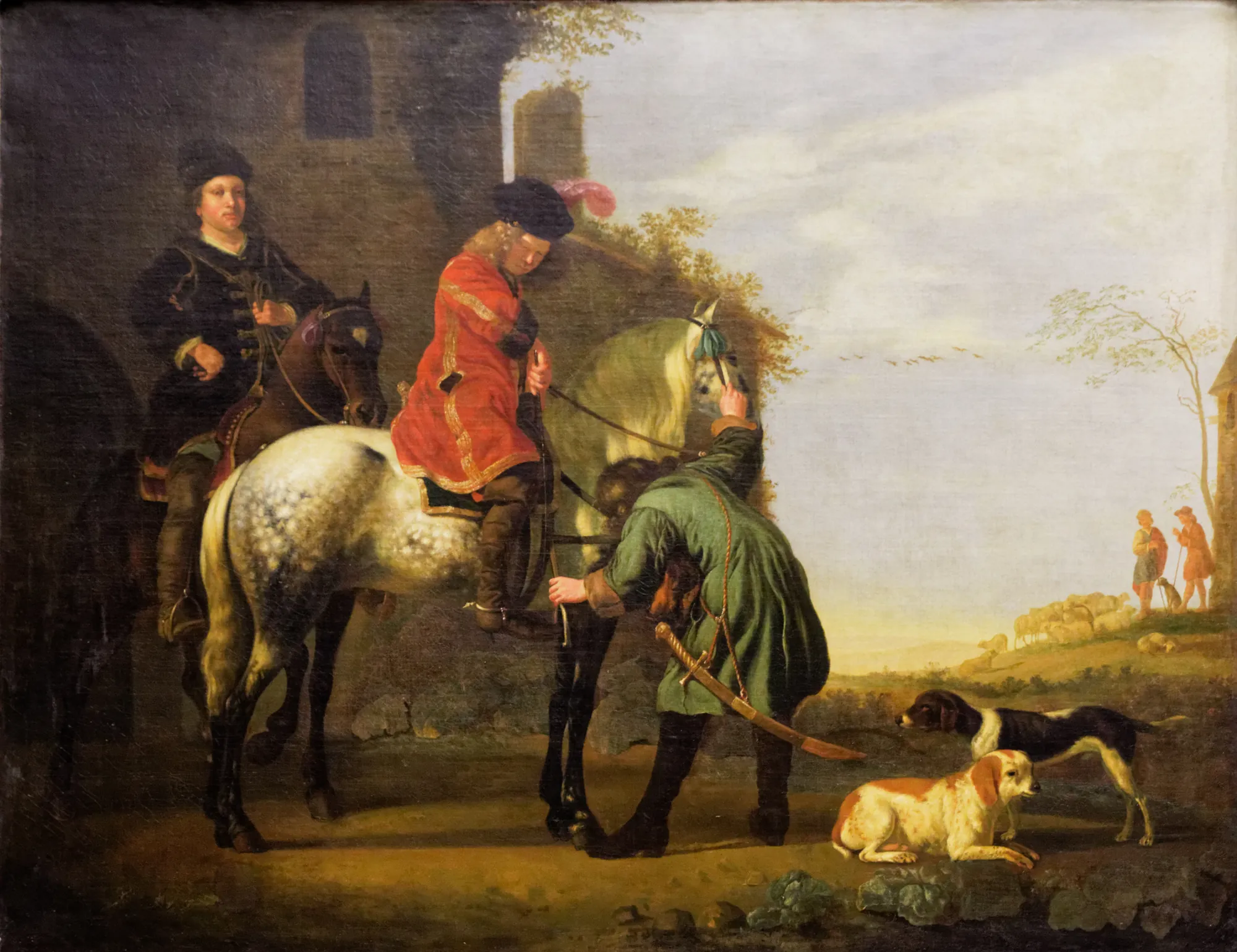 The Departure for the Horse Ride
