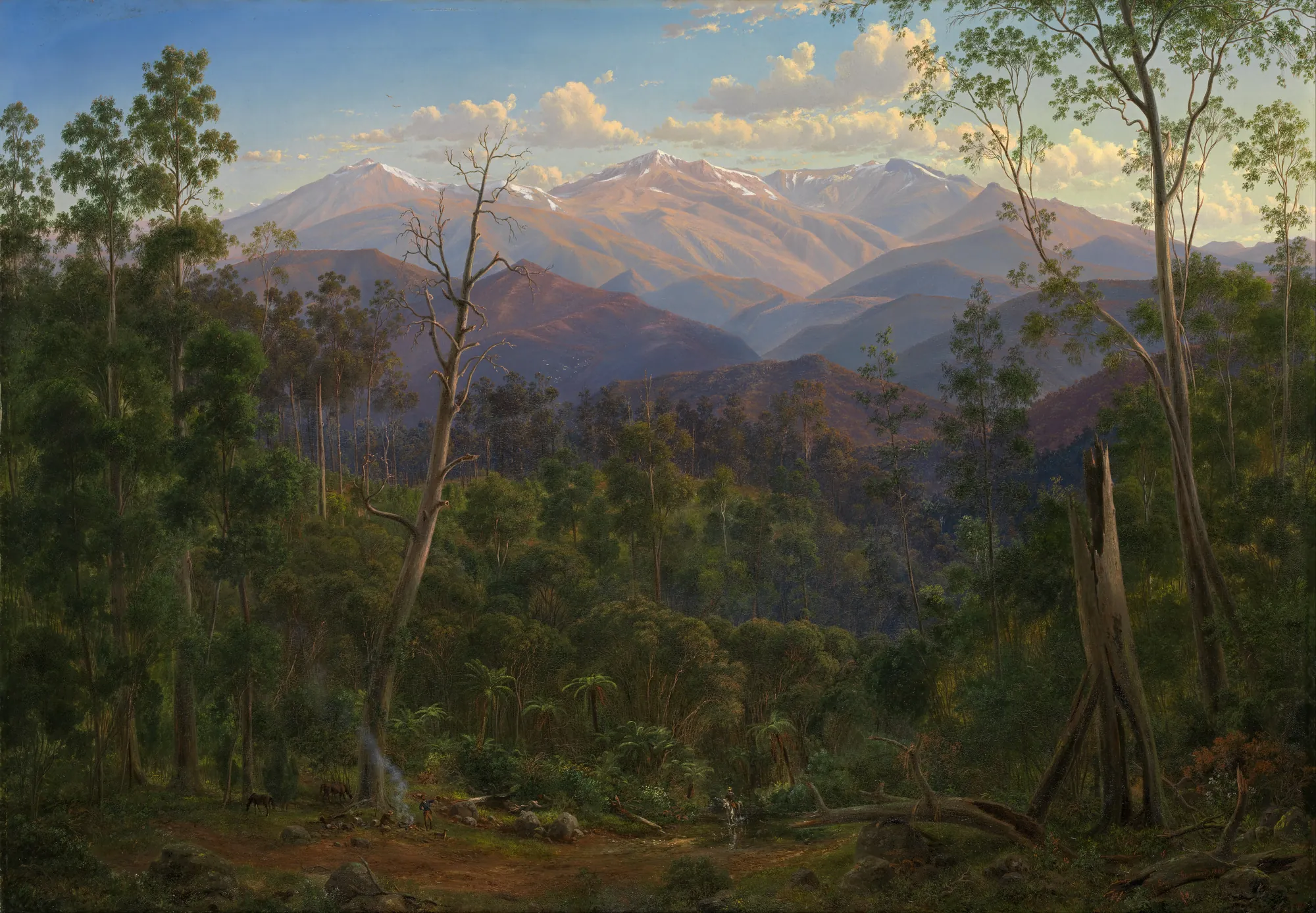 Mount Kosciusko from the Victorian Border