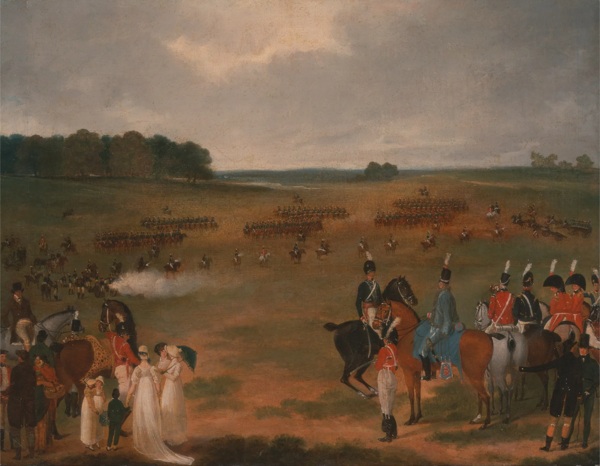 A Review of the London Volunteer Cavalry and Flying Artillery in Hyde Park in 1804