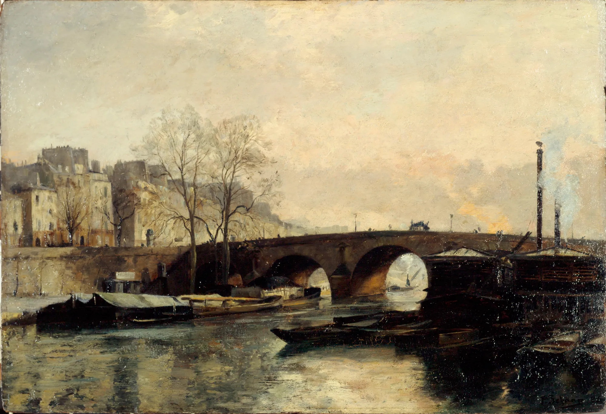Le Pont Marie vu du Quai des Célestins
