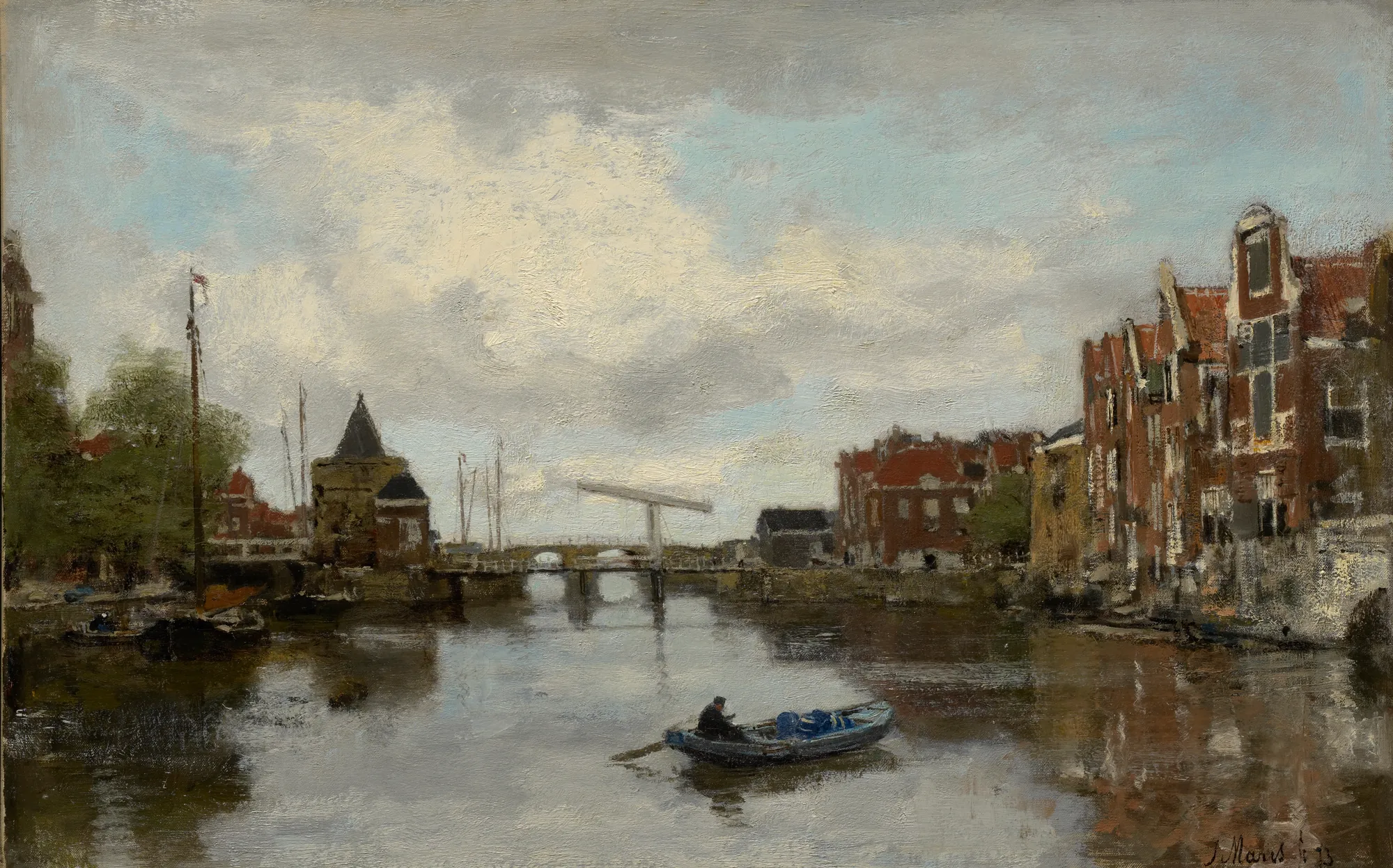 View of Amsterdam with the Schreierstoren