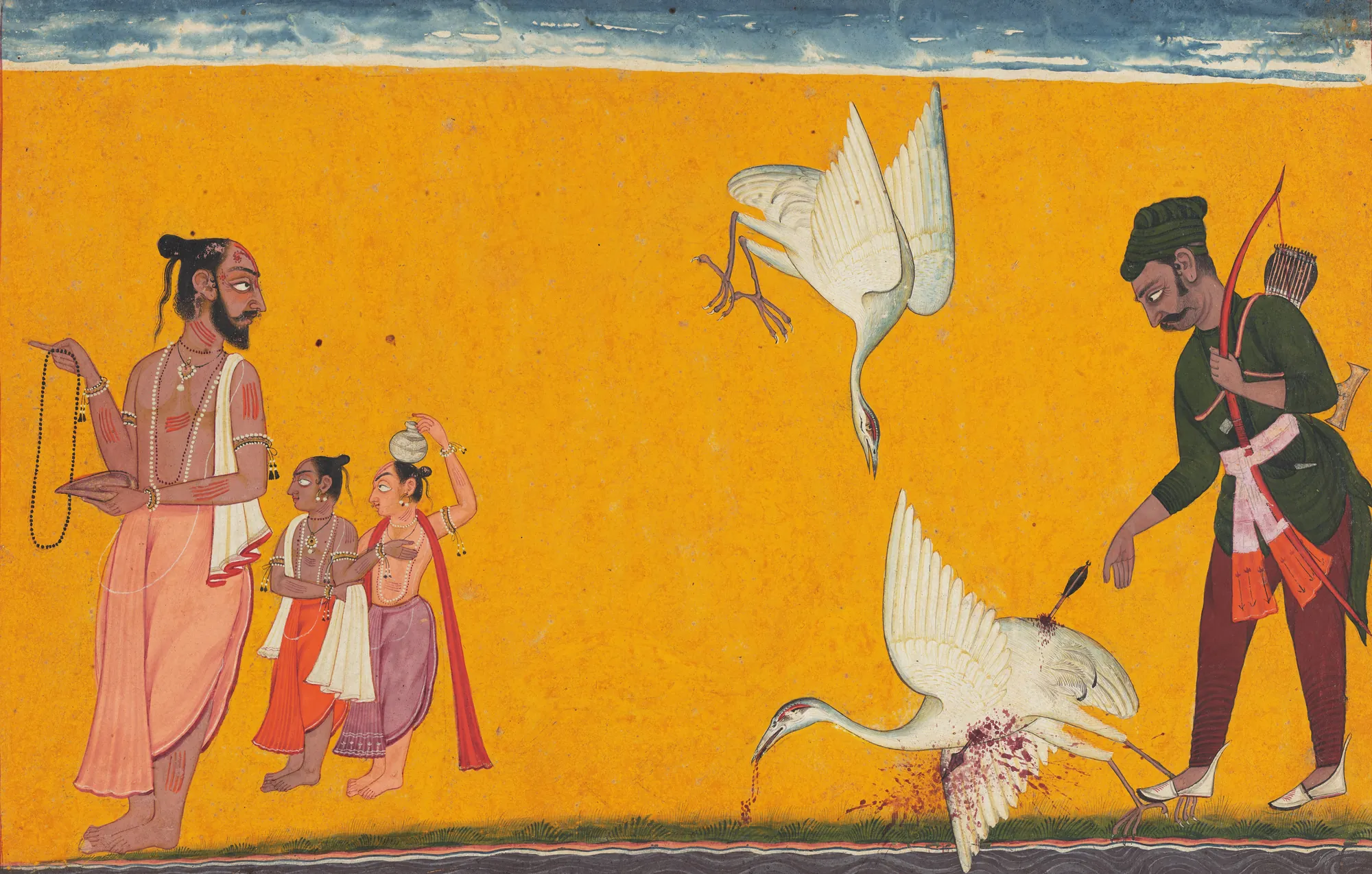 Valmiki and the Krauncha Birds