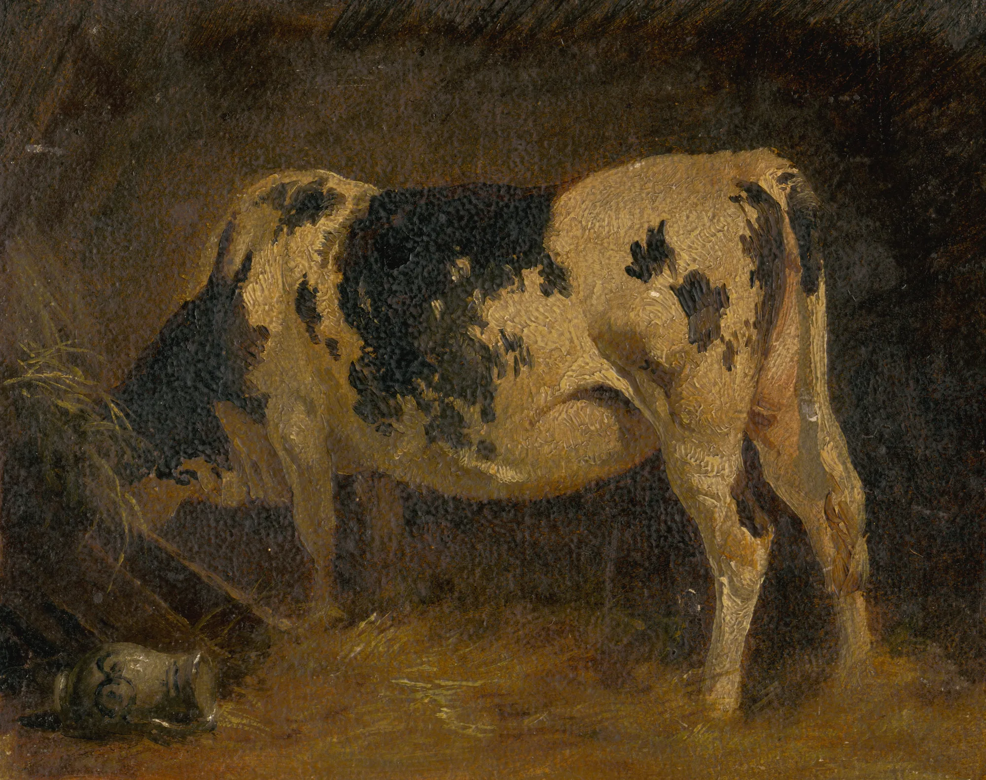 Cow in a Barn