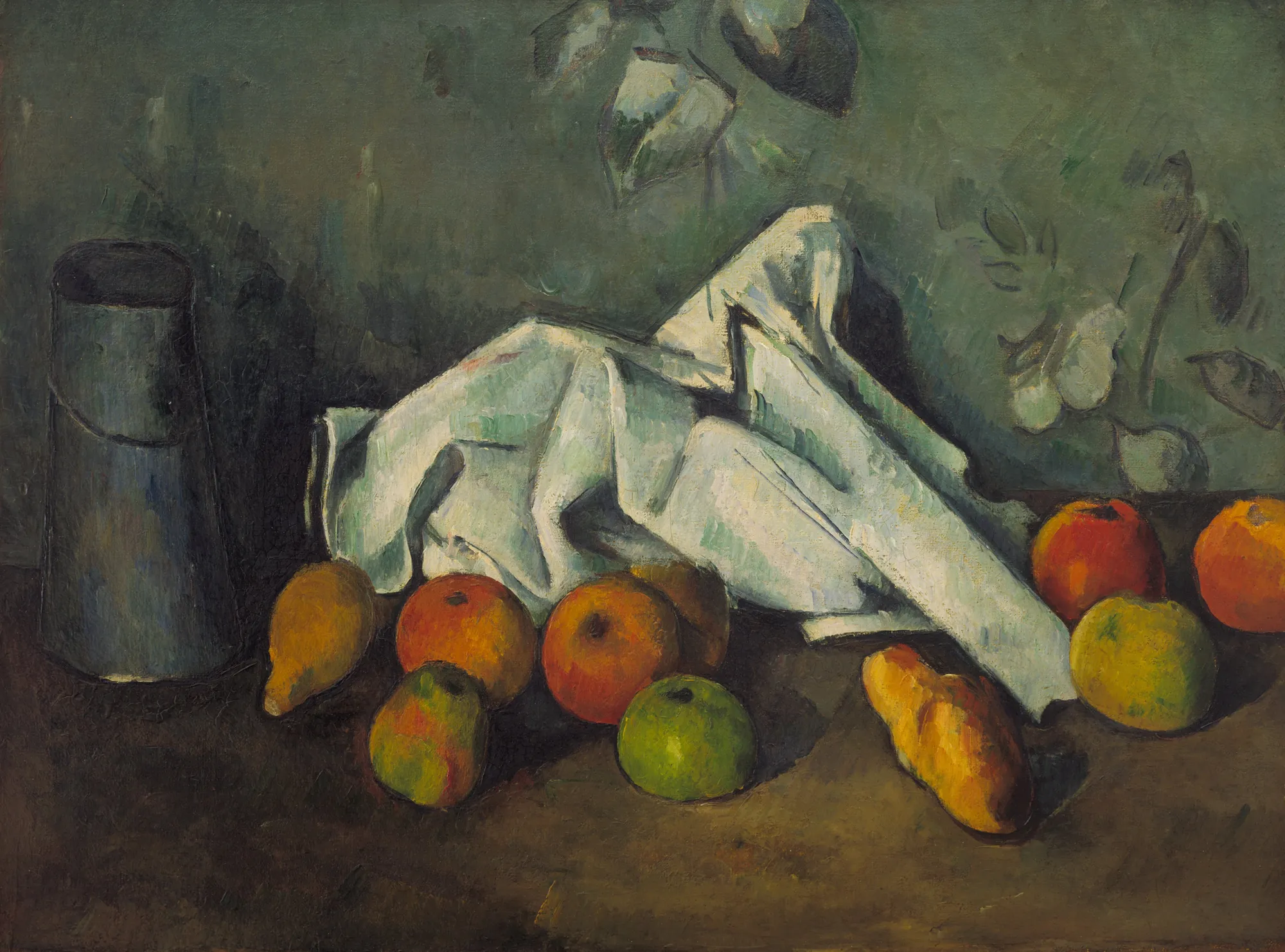 Milk Can and Apples