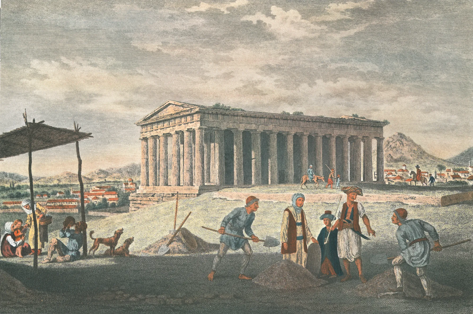 View of the Temple of Theseus