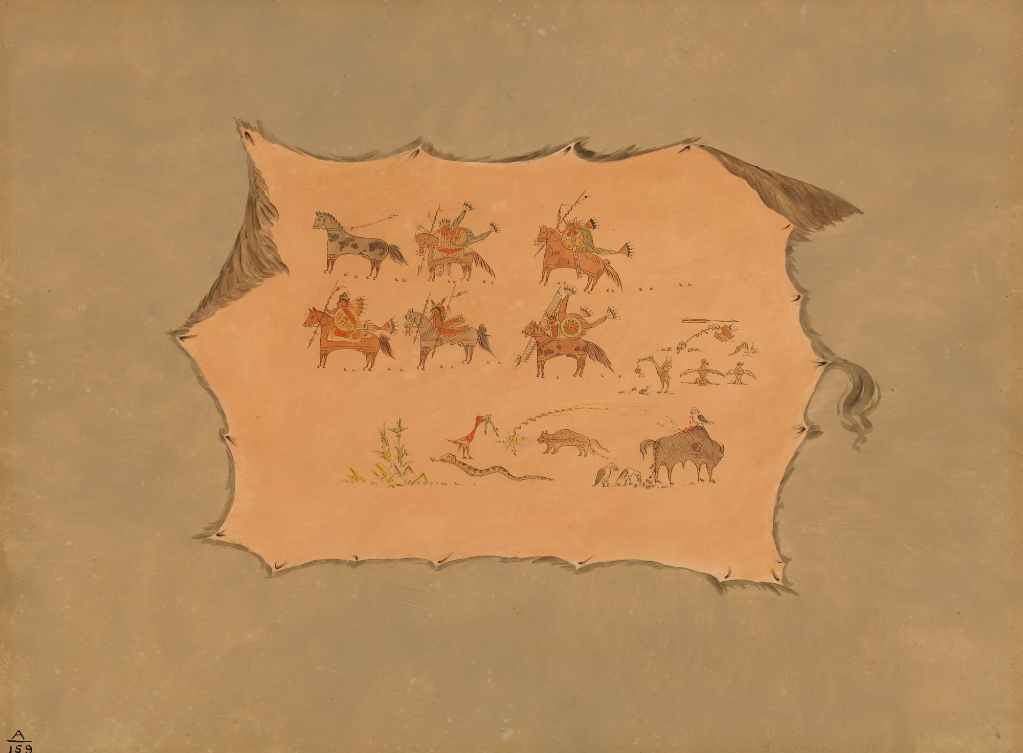 Facsimile of a Pawnee Doctor's Robe