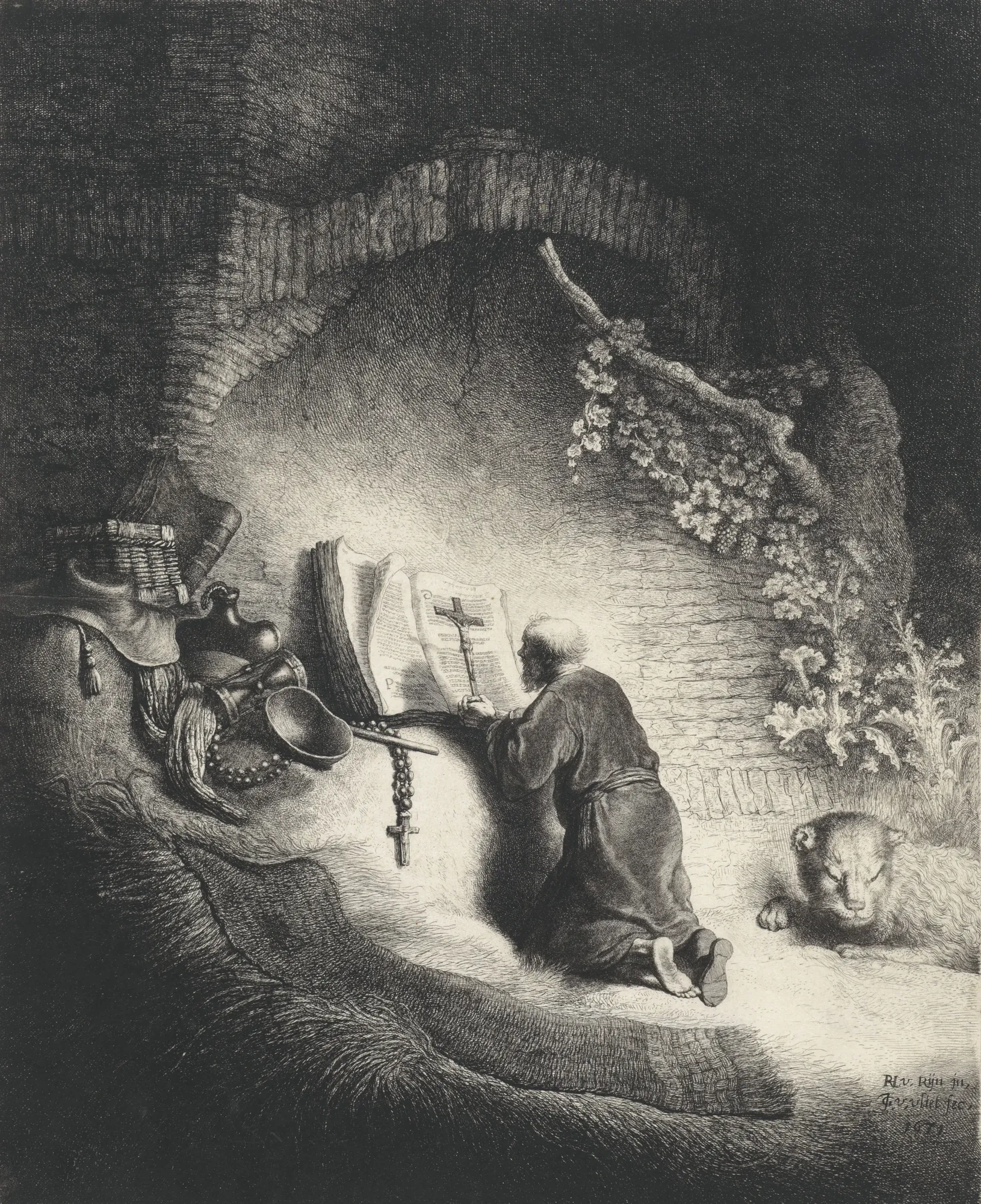 St. Jerome in Prayer