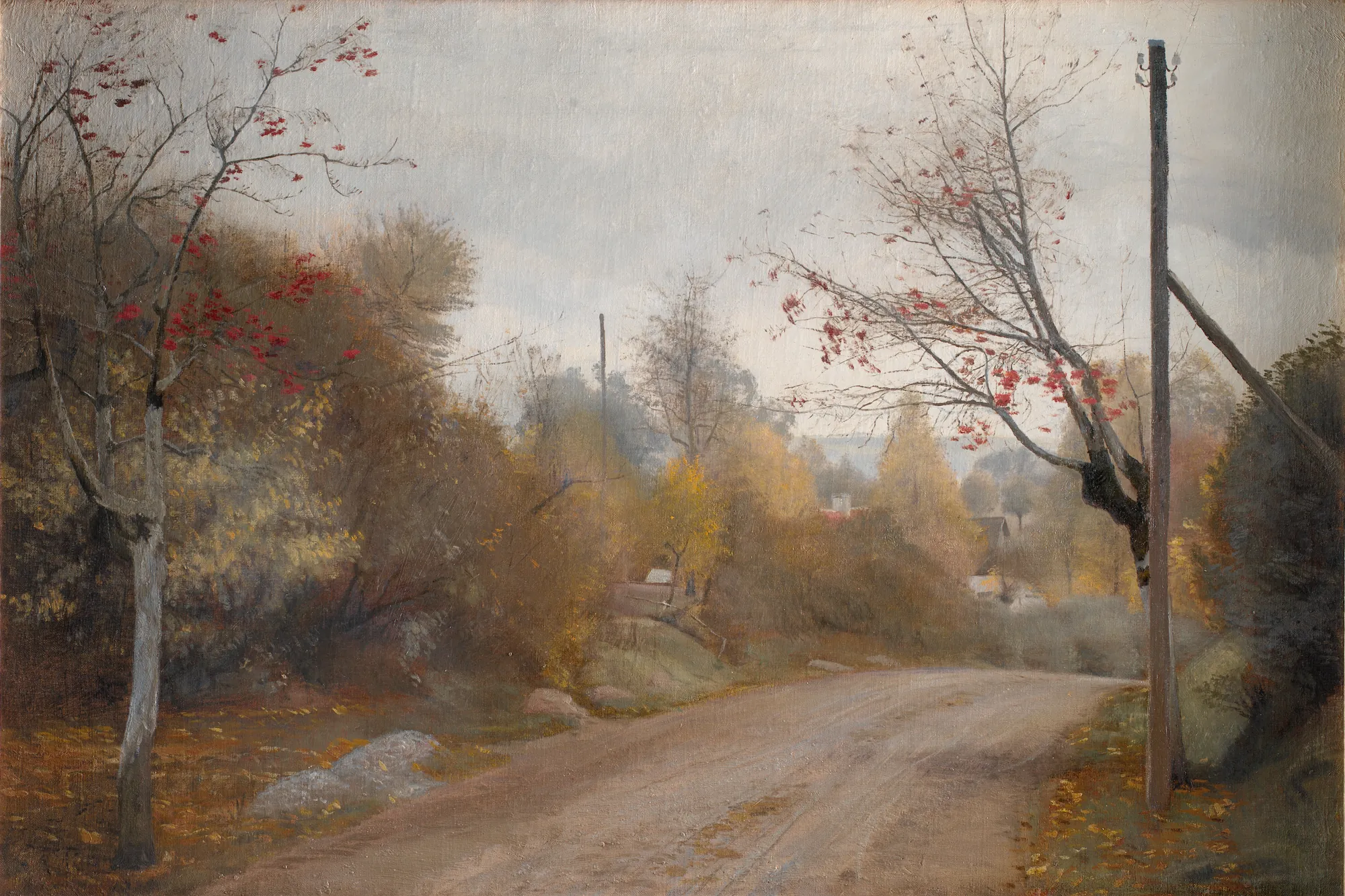 The Road at Mogenstrup, Autumn