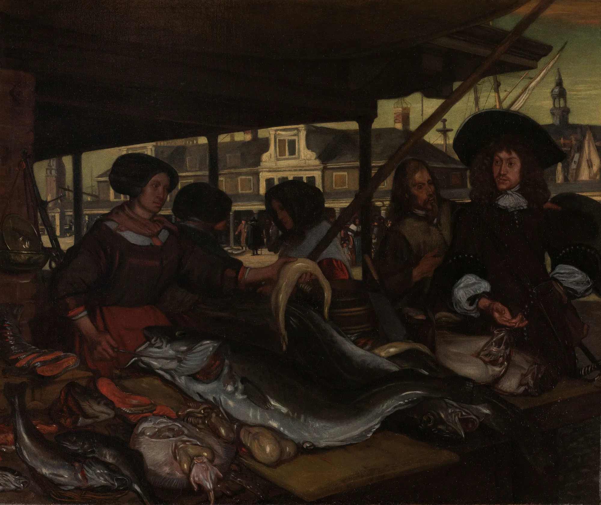 The Nieuwe Vismarkt in Amsterdam