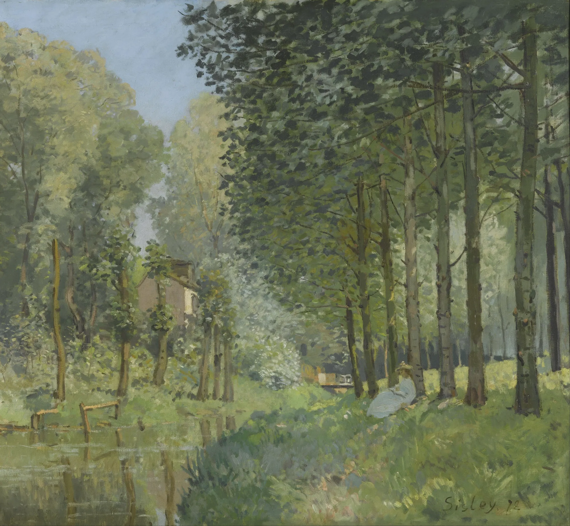 Rest along the Stream (Le Repos au bord d'un ruisseau)