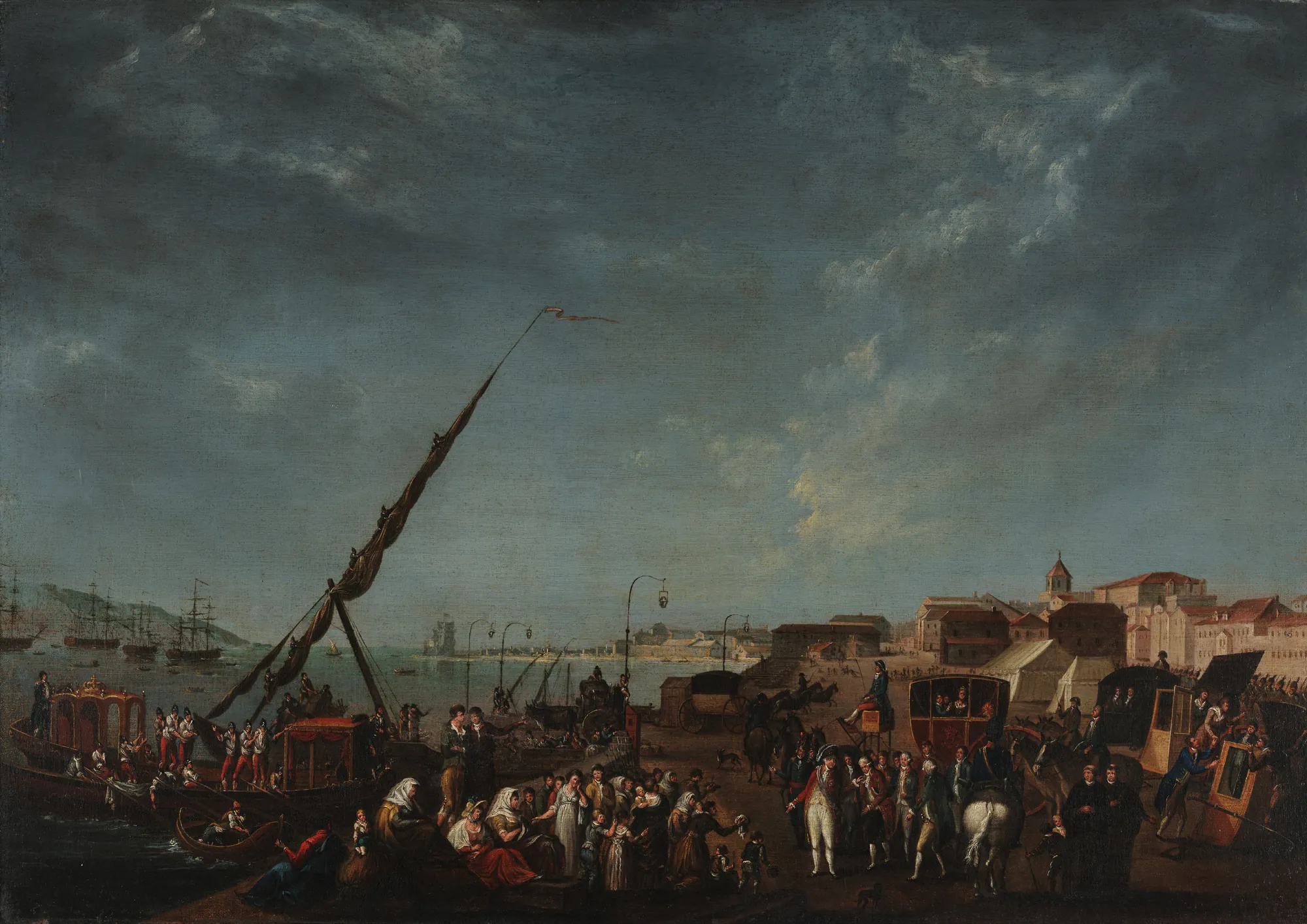 Embarkation of the Royal Family to Brazil