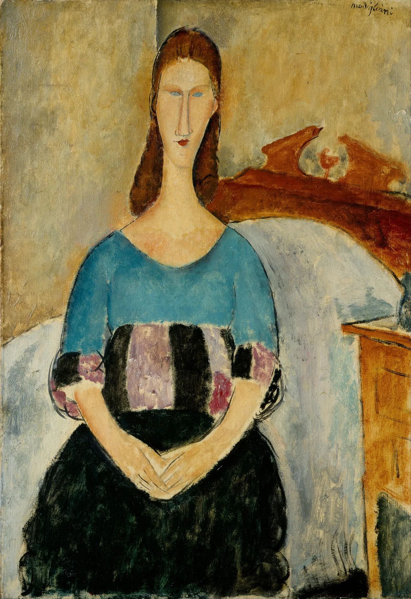 Portrait of Jeanne Hébuterne, Seated
