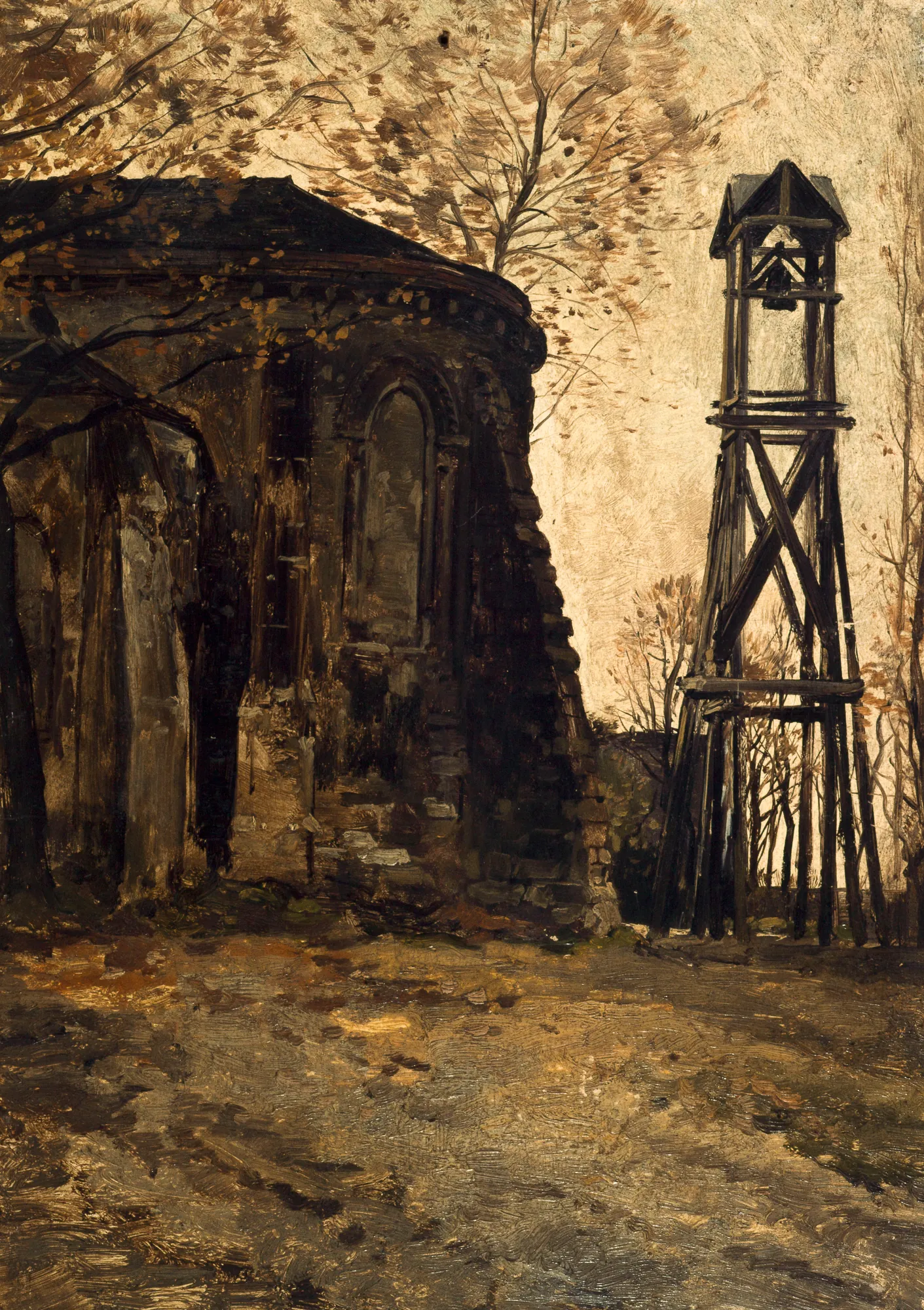 Le chevet de l'église Saint-Pierre-de-Montmartre