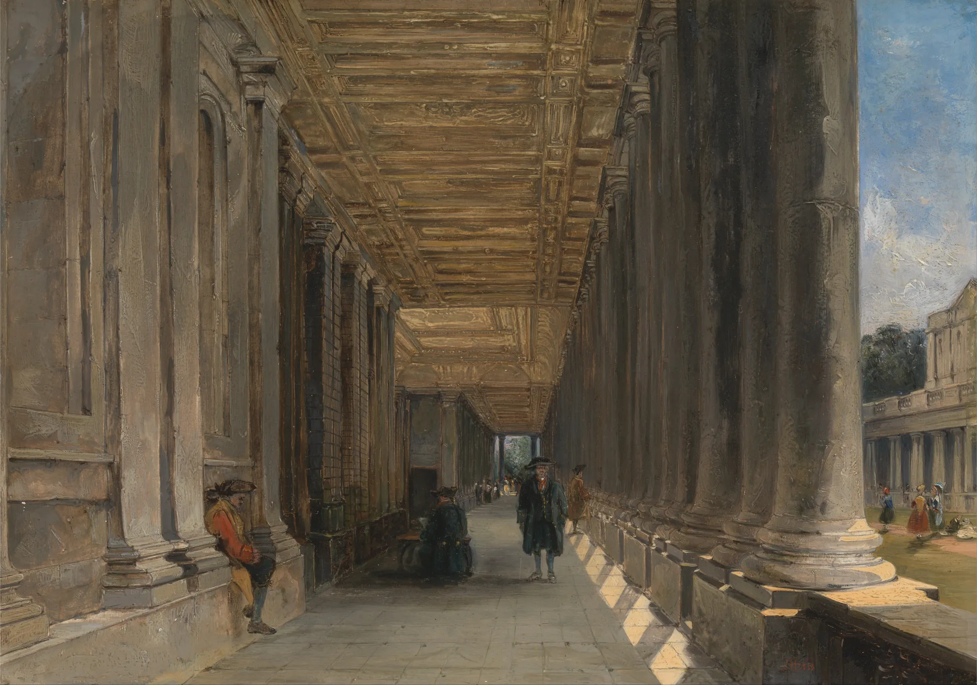 The Colonnade of Queen Mary's House, Greenwich