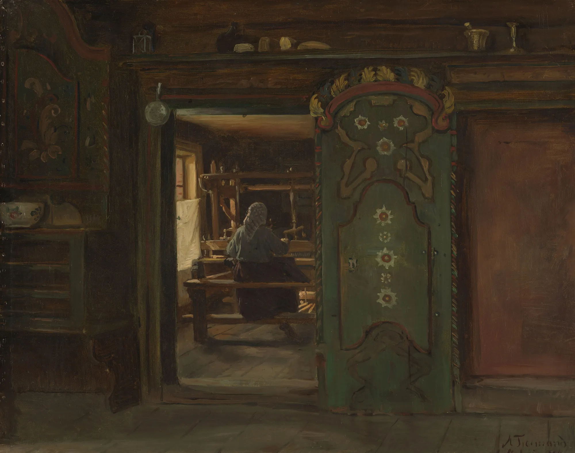 Woman at the Loom, Gulsvik