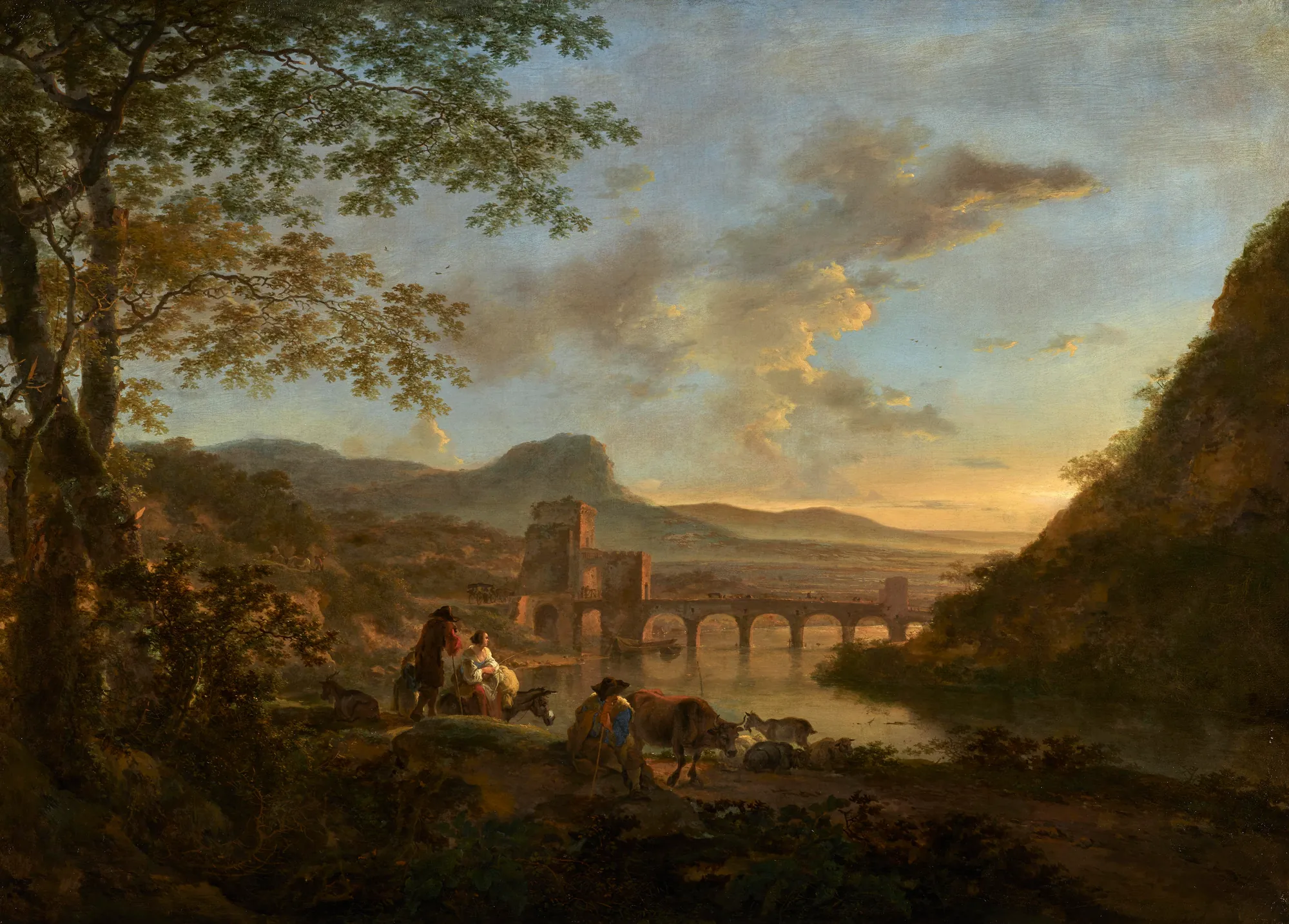 Italianate Landscape with the Ponte Molle
