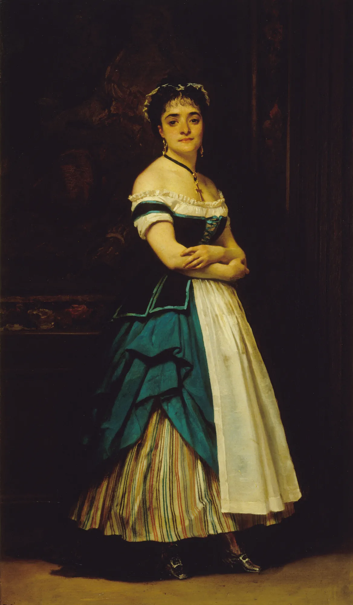 Portrait of Dinah Félix in a Maid's Costume