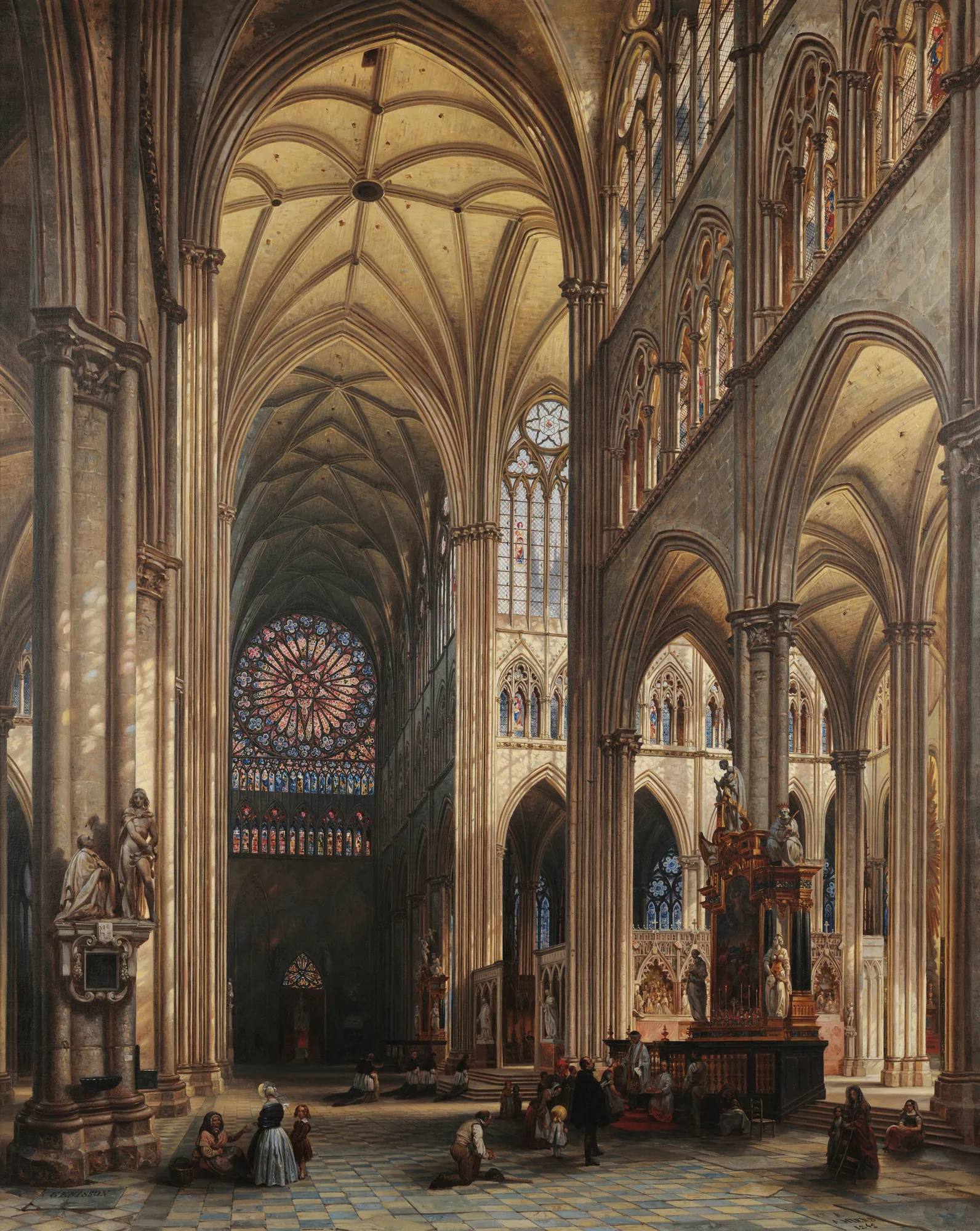 Interior of Amiens Cathedral