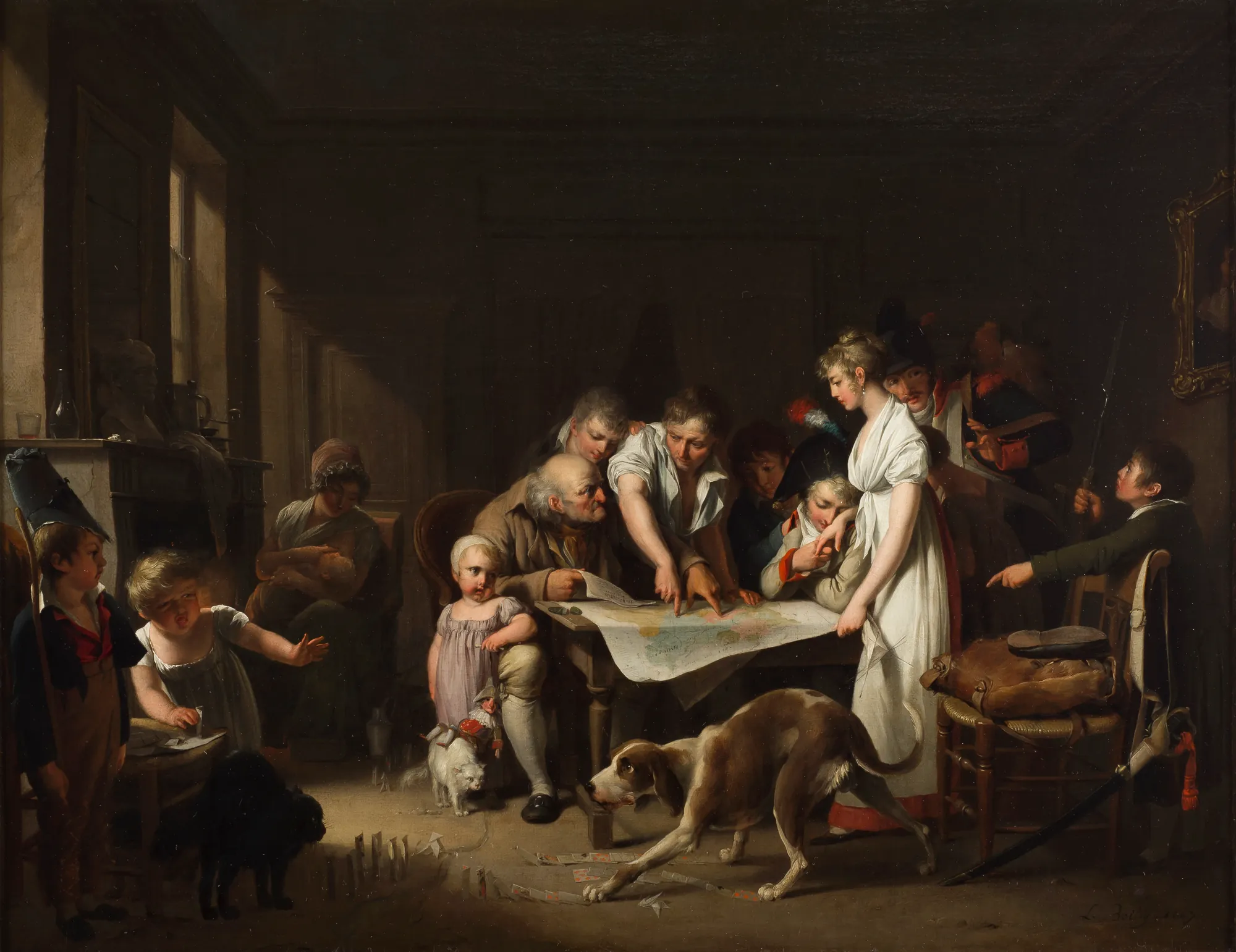 The Reading of the Bulletin of the Grande Armée