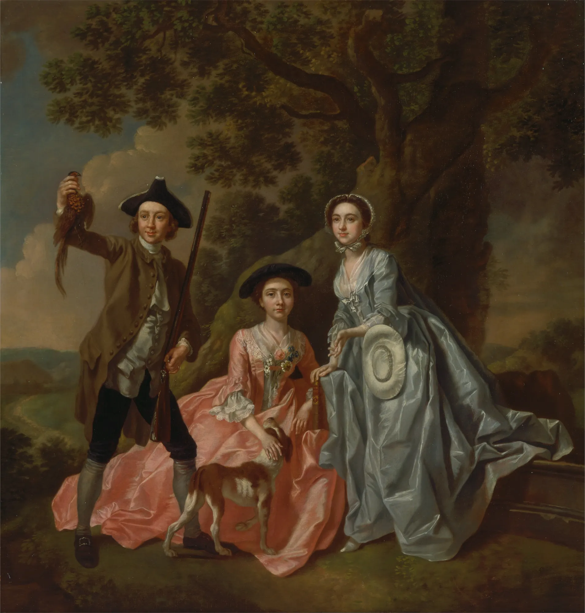 George Rogers, His Wife Margaret, and His Sister Margaret