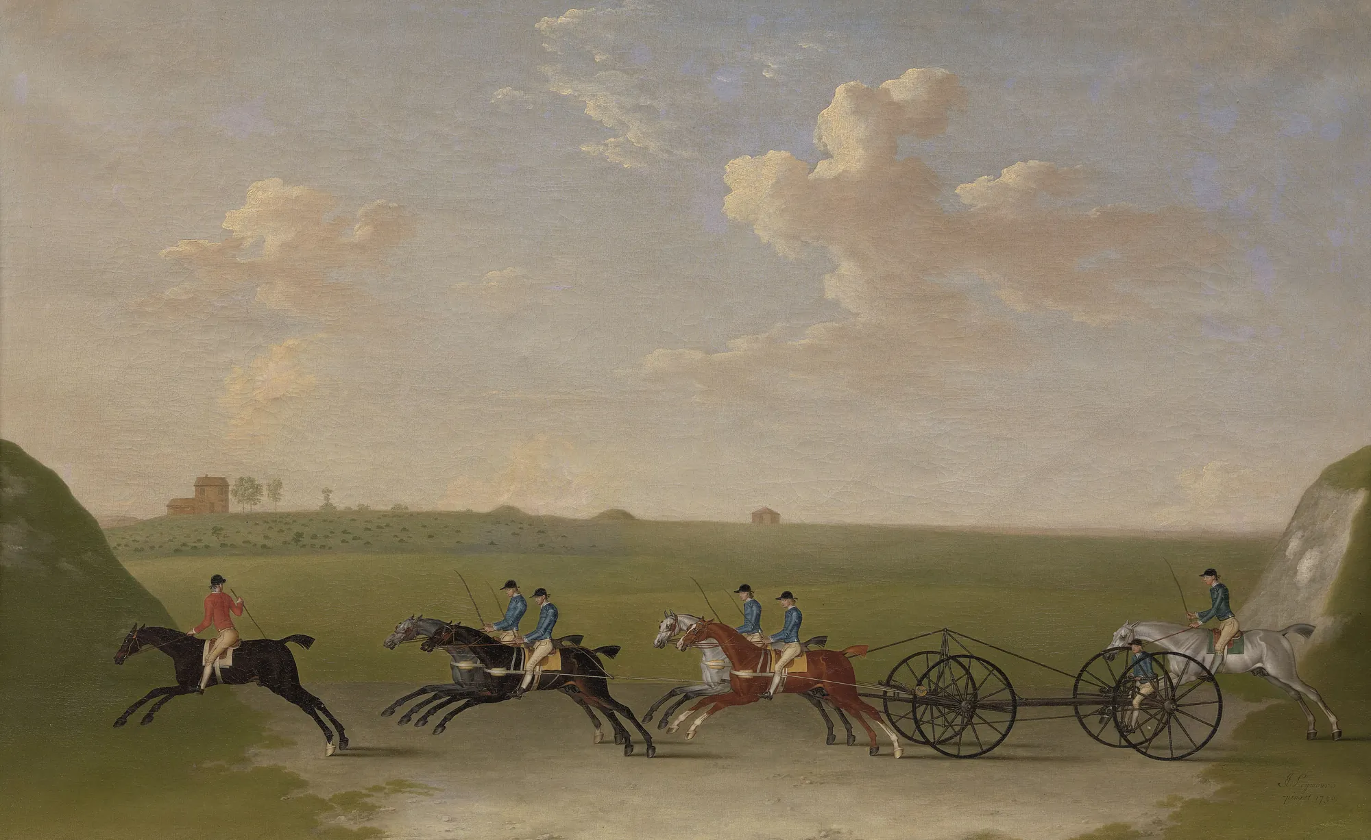 The Chaise Match on Newmarket Heath