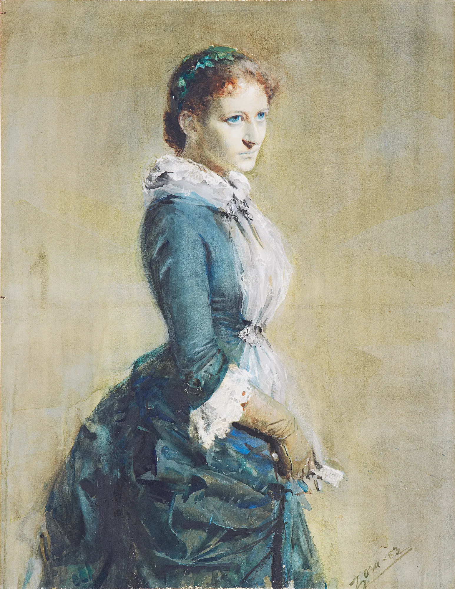 Lady in Blue