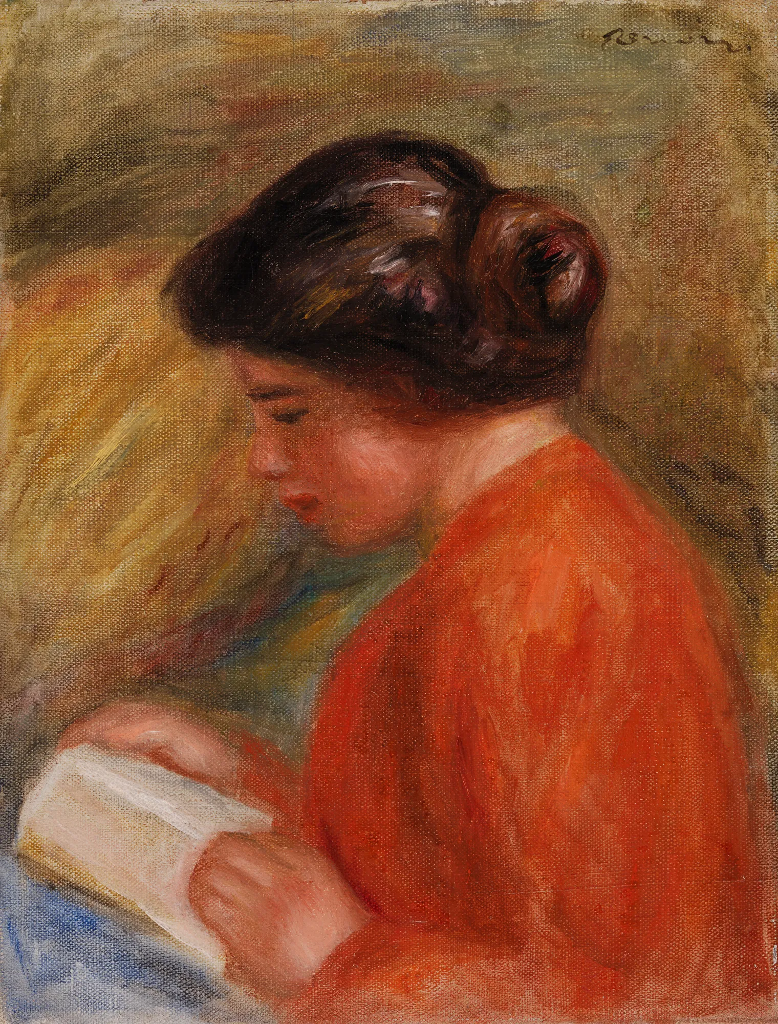 Young Woman Reading (Jeune femme lisant)