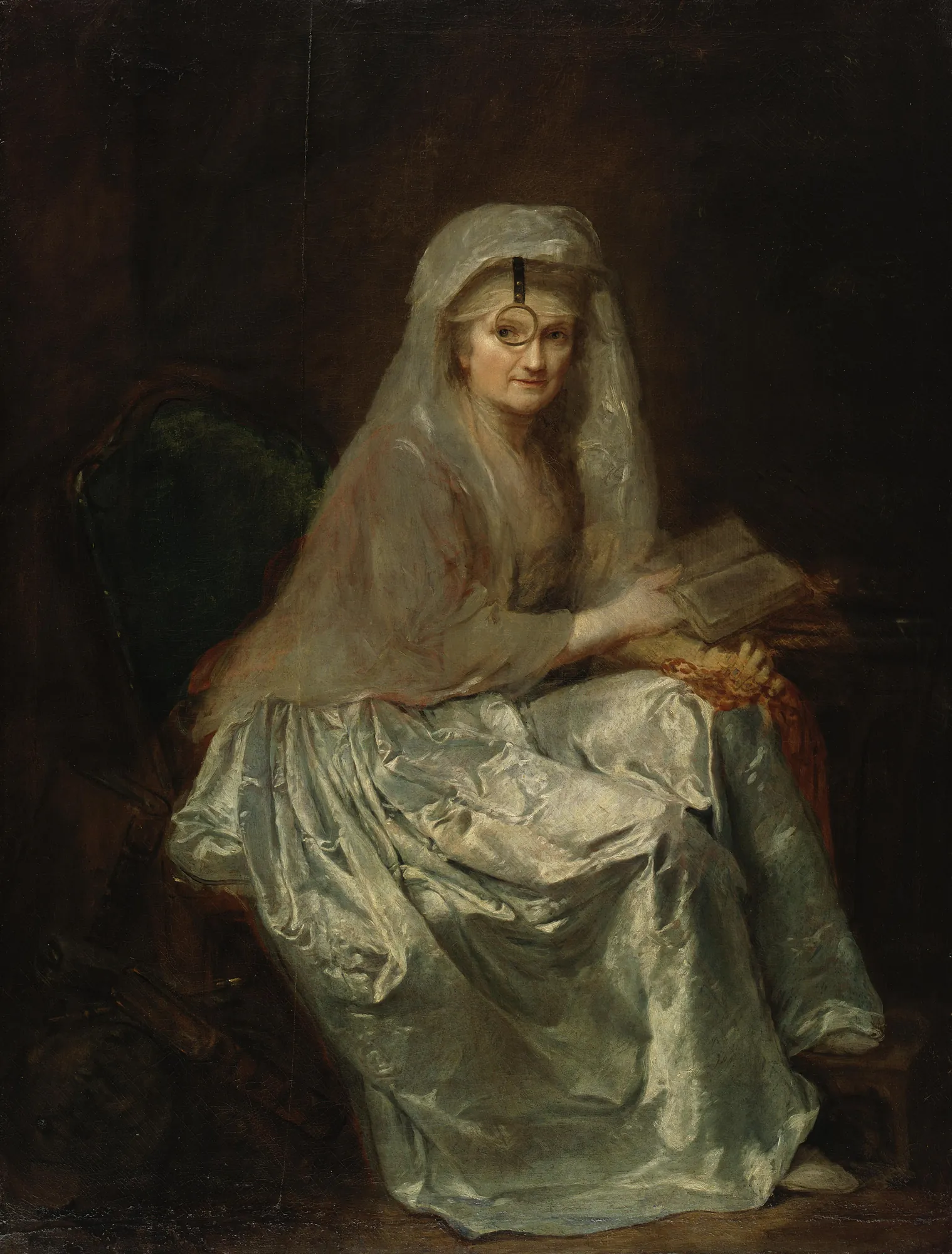 Self-portrait with Monocle