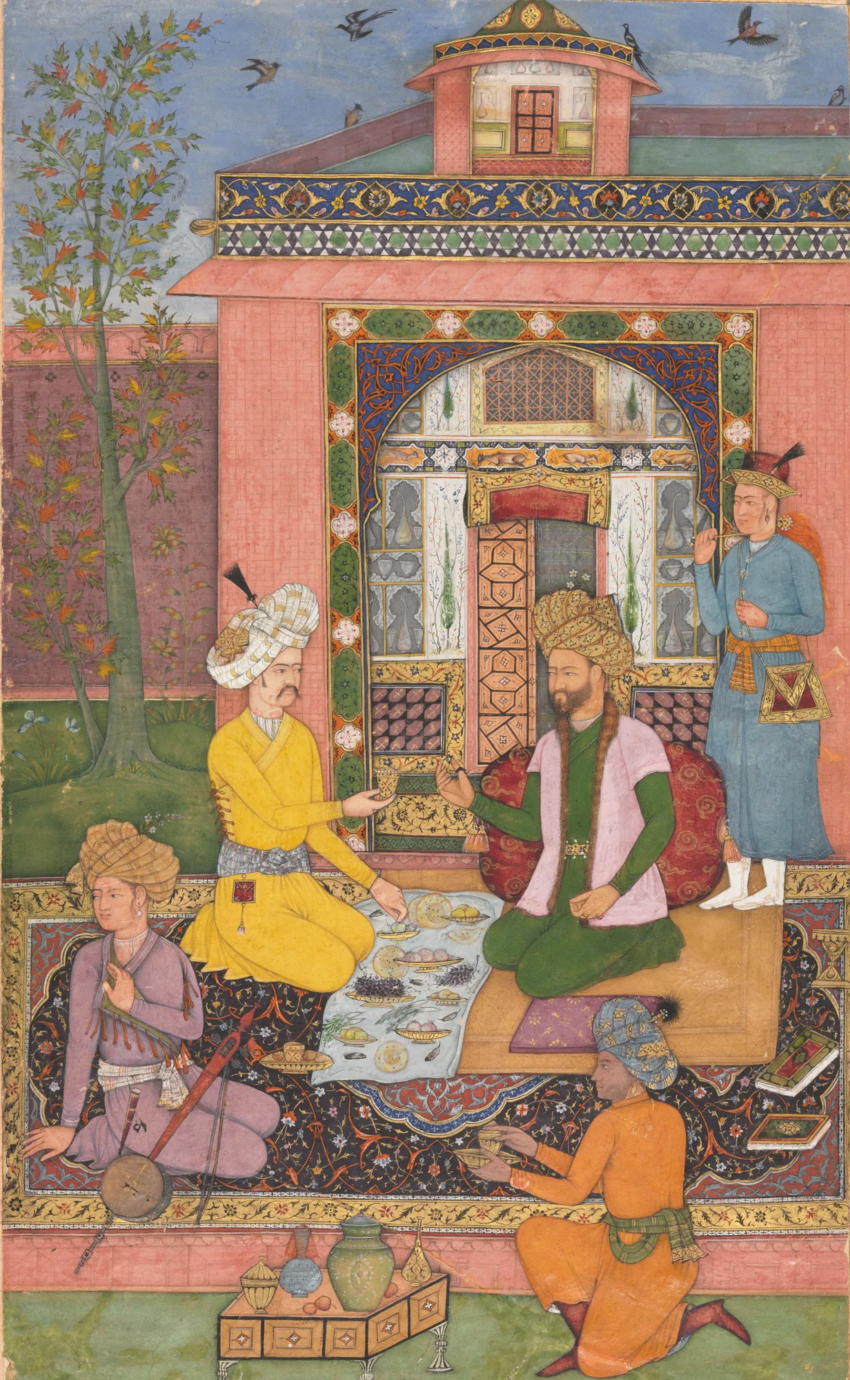 A Royal Picnic on a Terrace