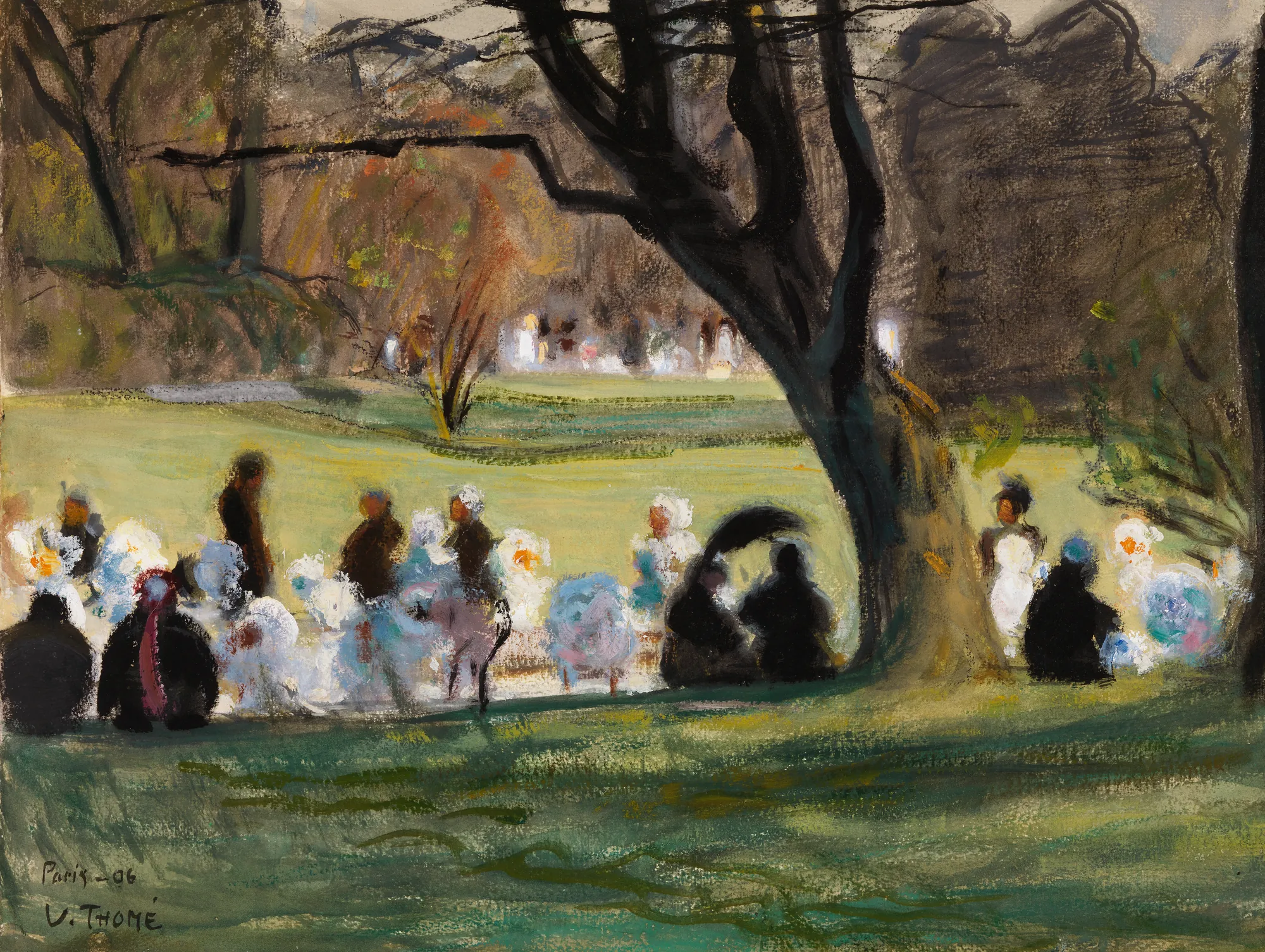 Park Scene from Paris