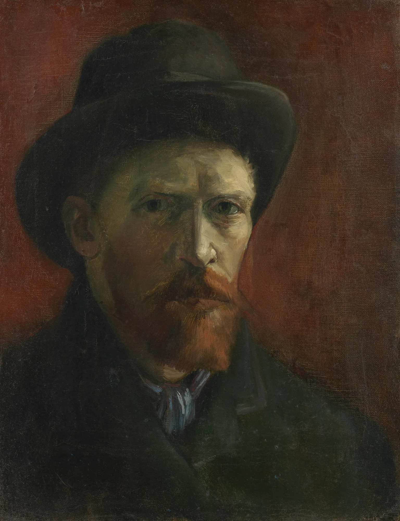 Self-Portrait with Felt Hat