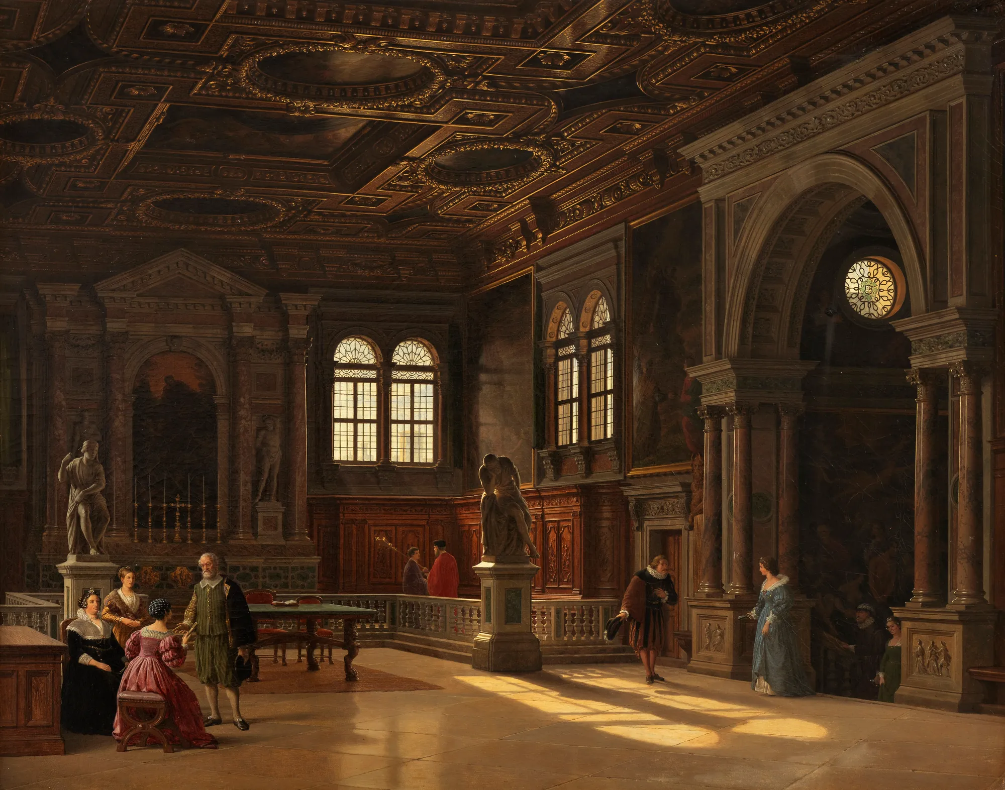 Interior from Scuola Grande di San Rocco, Venice