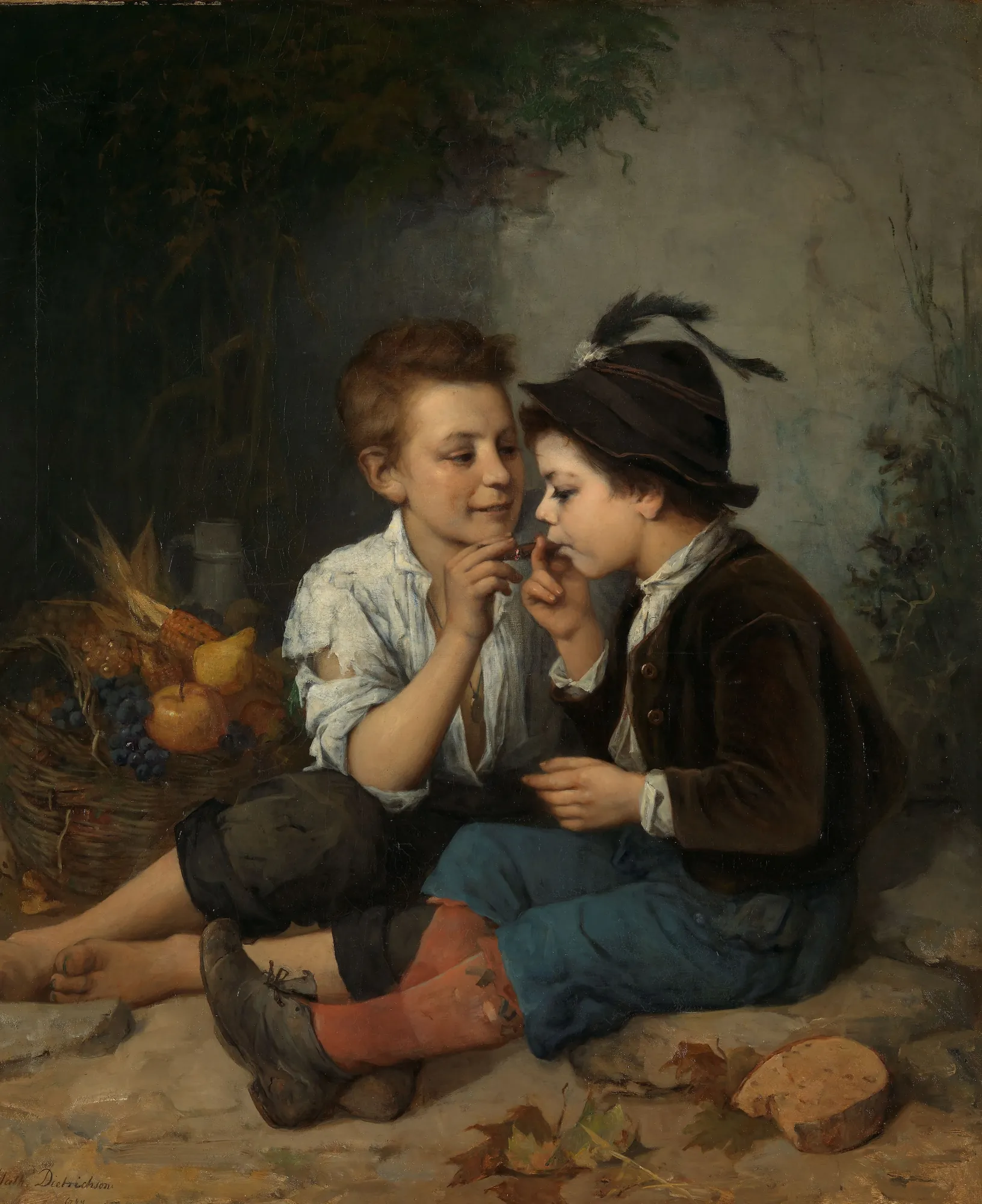Cigar-Smoking Boys