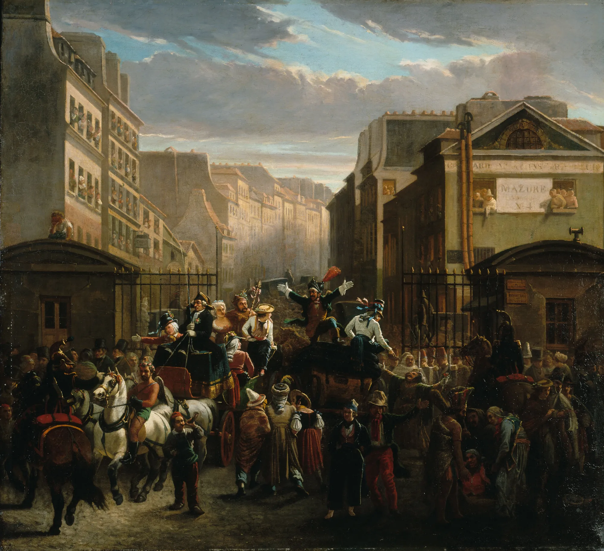 La descente de la Courtille